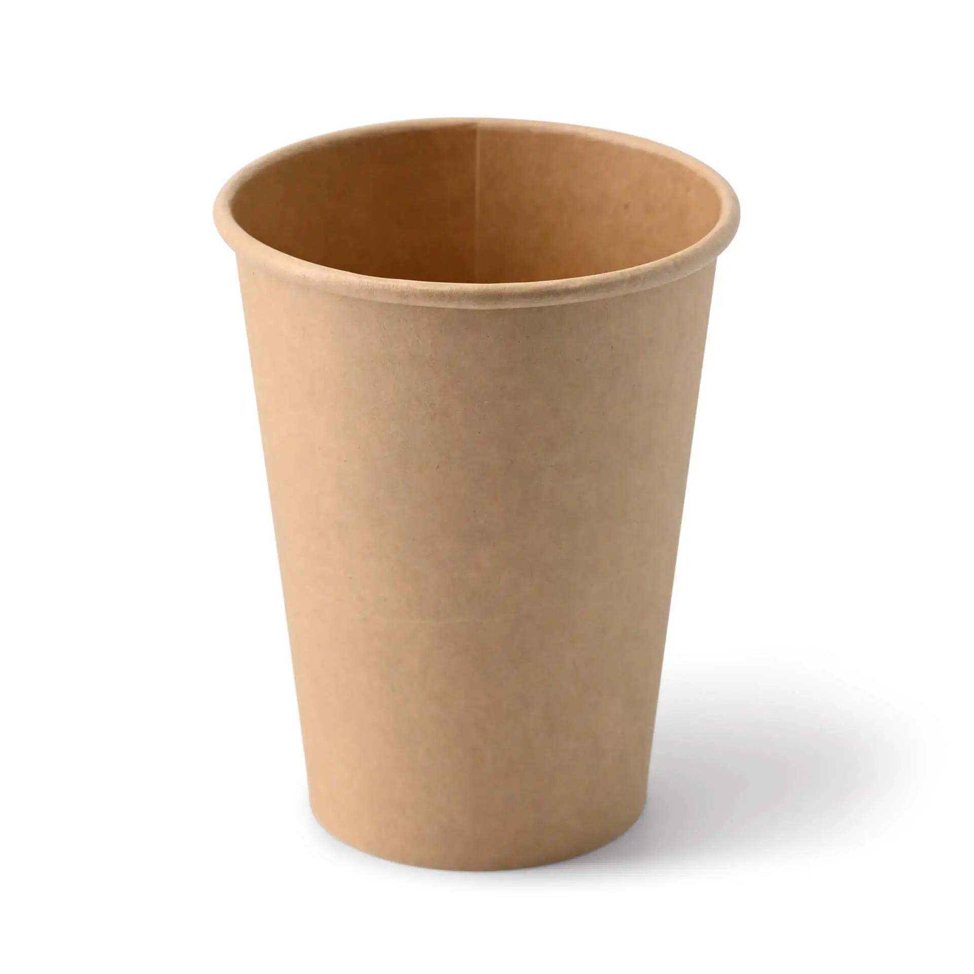 12 oz Paper cups (coated), Ø 90 mm, brown