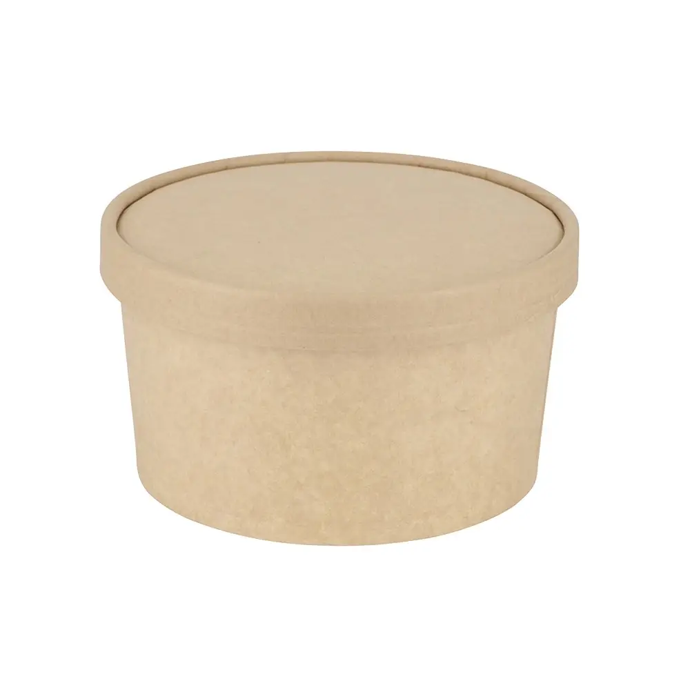 Cardboard-bowls 800 ml, Ø 150 mm, brown, round