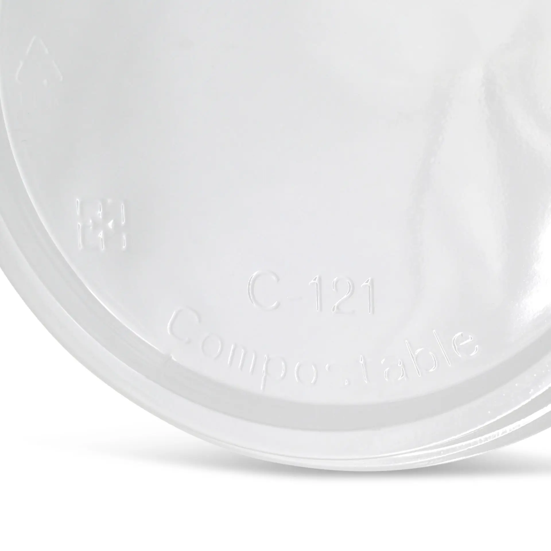 Cup lids PLA Ø 122 mm, round