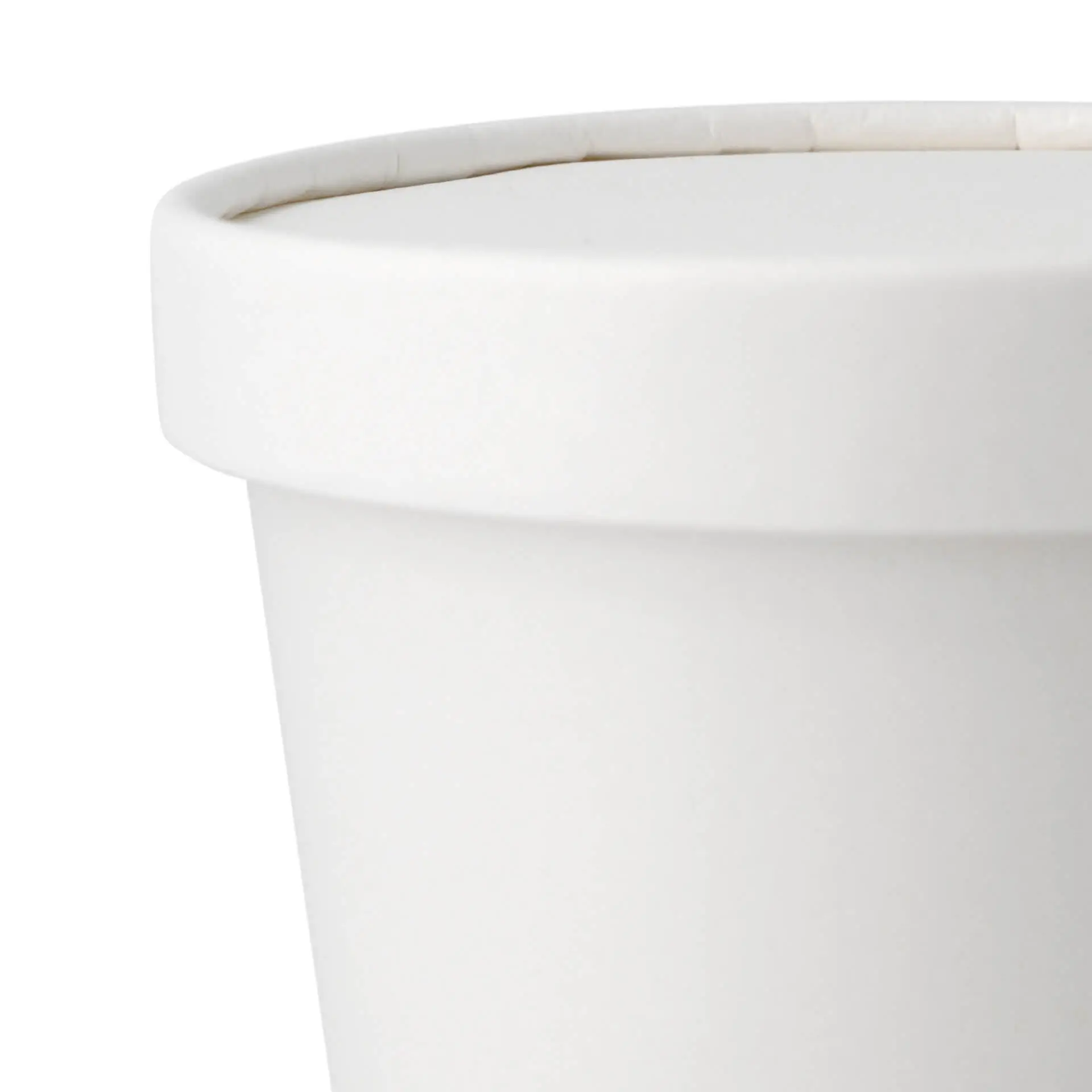 Cardboard-lids Ø 92 mm, white (for ice cream cups)