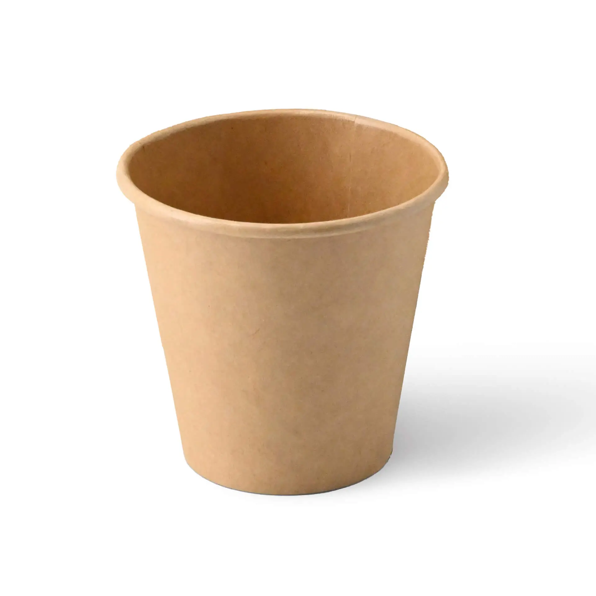 6 oz Paper cups single wall, Ø 80 mm, kraft