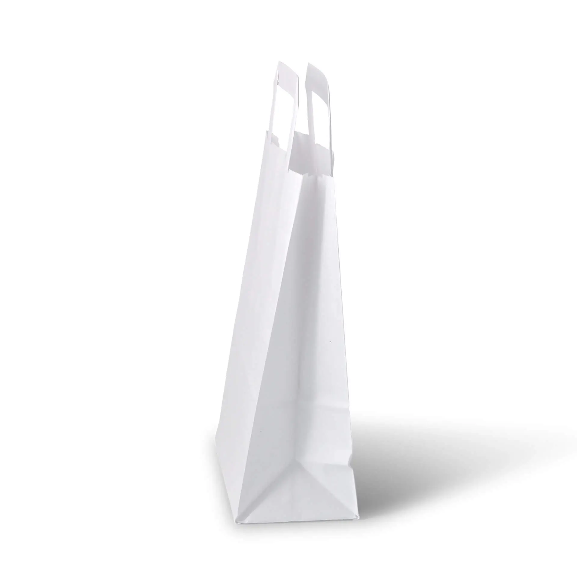 Kraft paper bags S, 18 x 8 x 22 cm, white