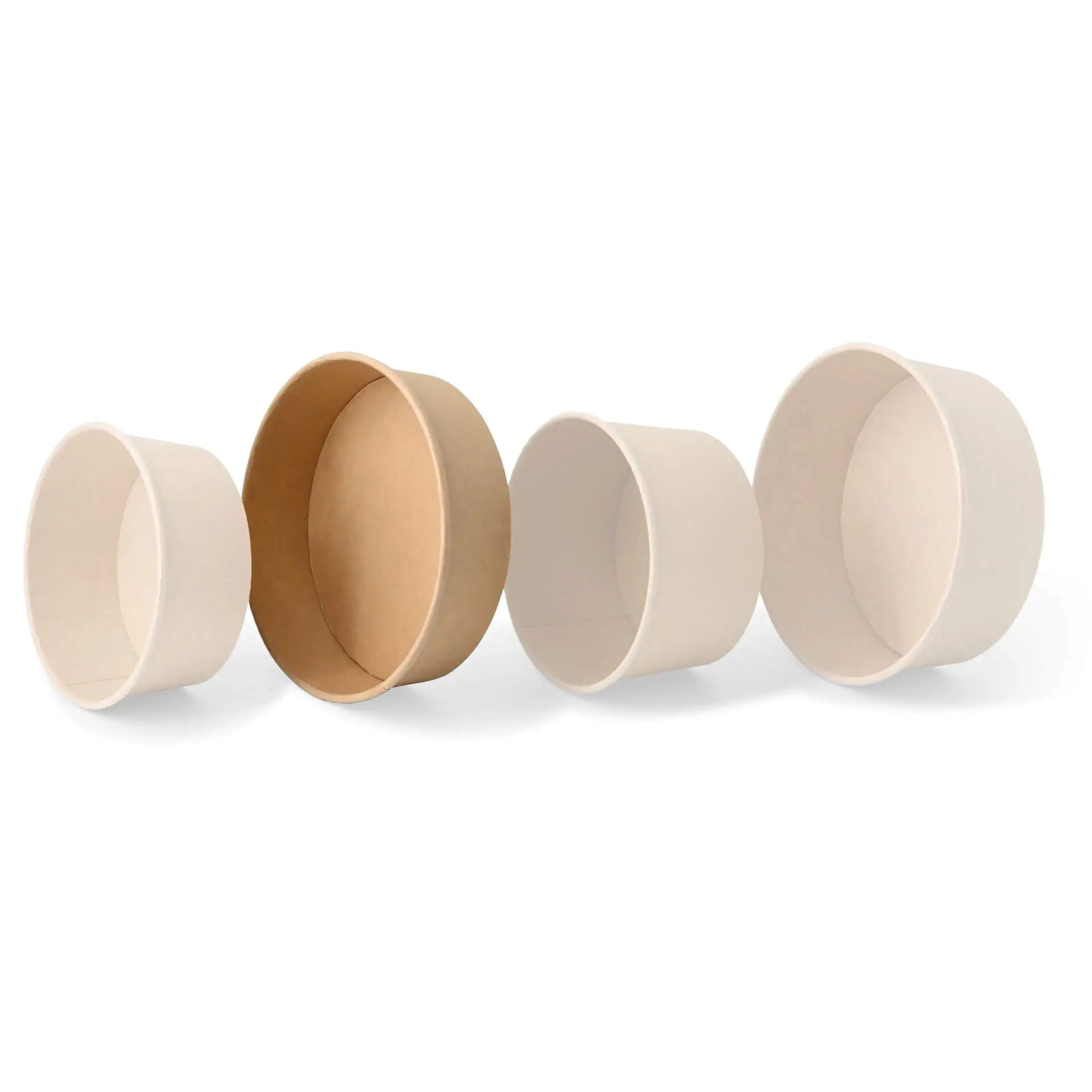 Premium-cardboard bowls 700 ml, Ø 185 mm brown, round