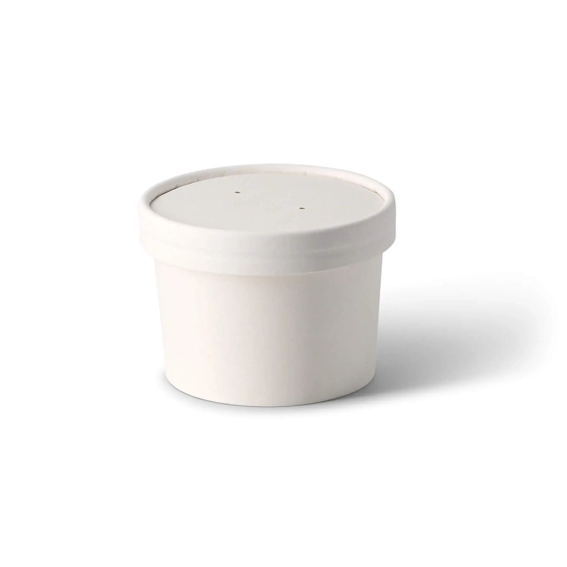 8 oz Cardboard Soup cups (Premium), Ø 90 mm, white