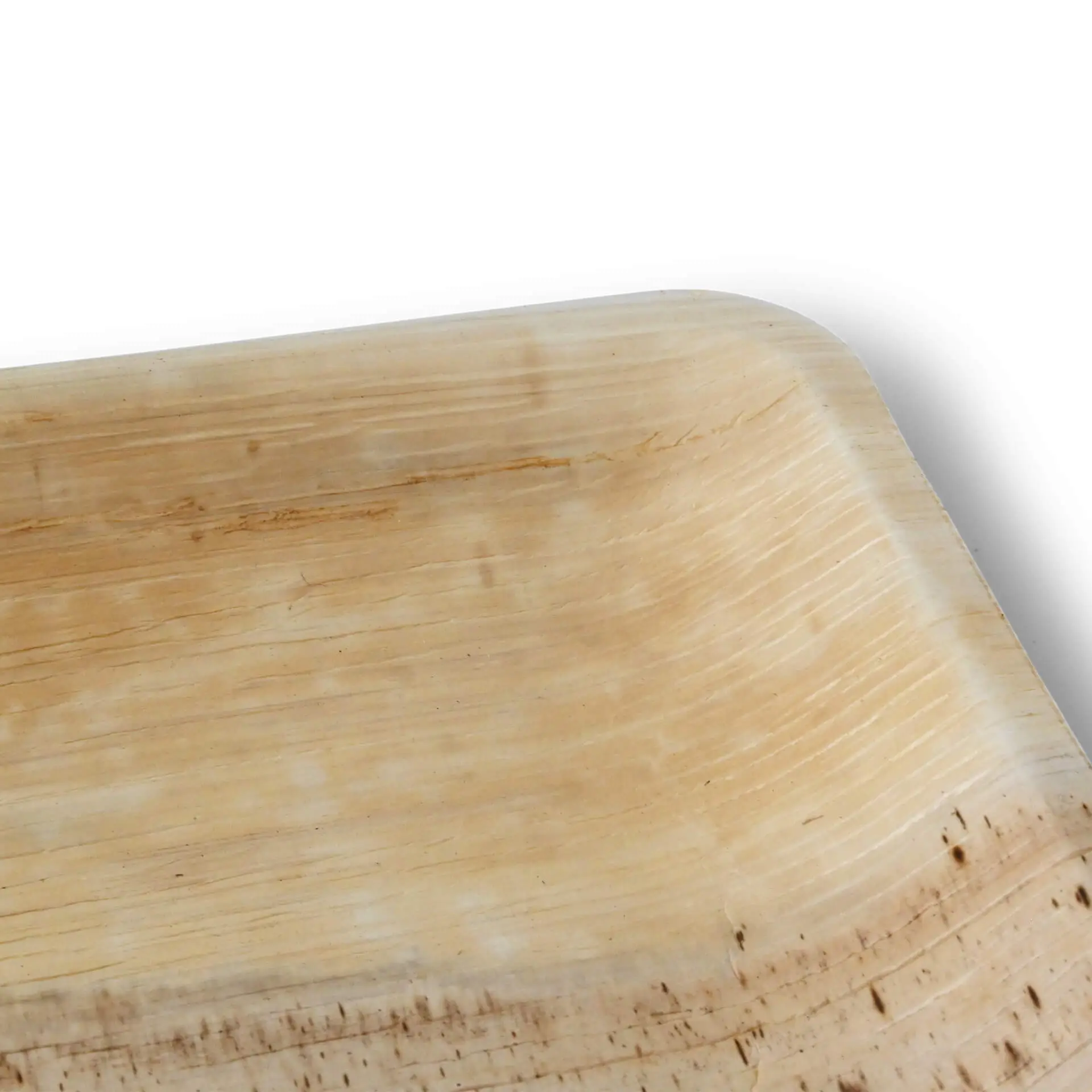 Palm leaf plates, natural, 18 x 18 cm, square