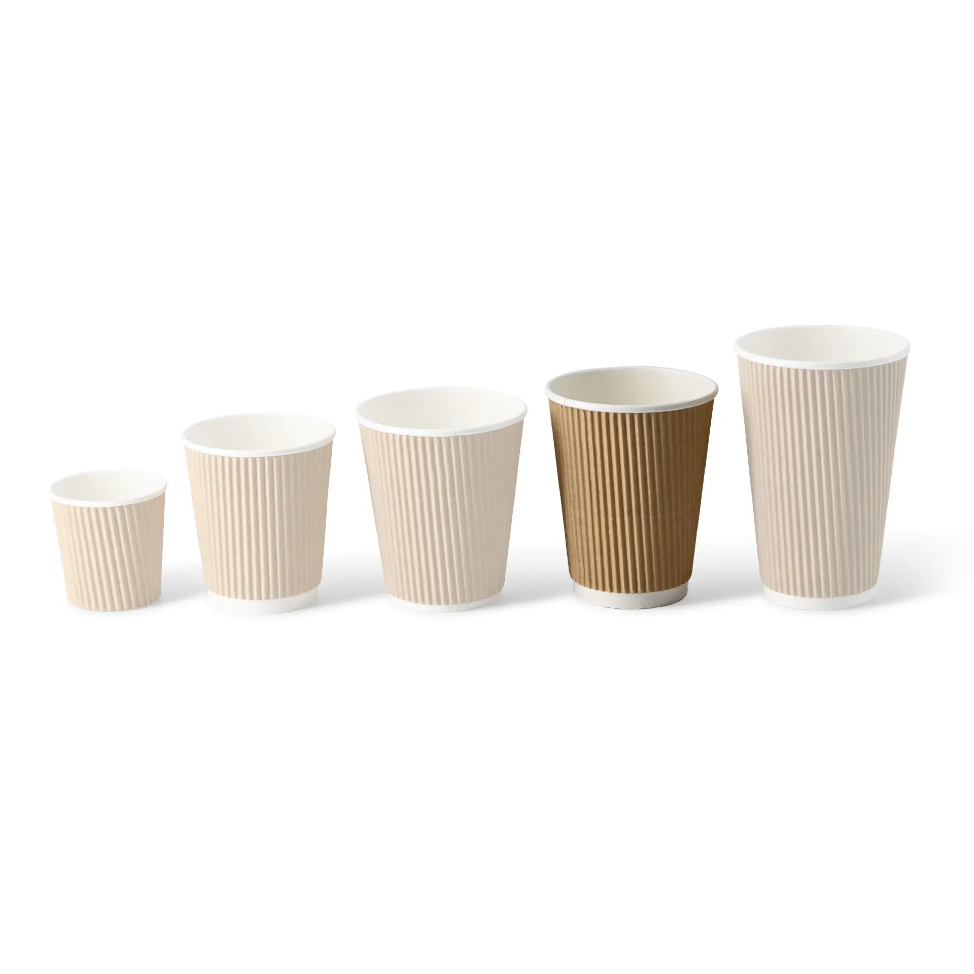 12 oz Ripple cup / Coffee Cups, Ø 90 mm, kraft