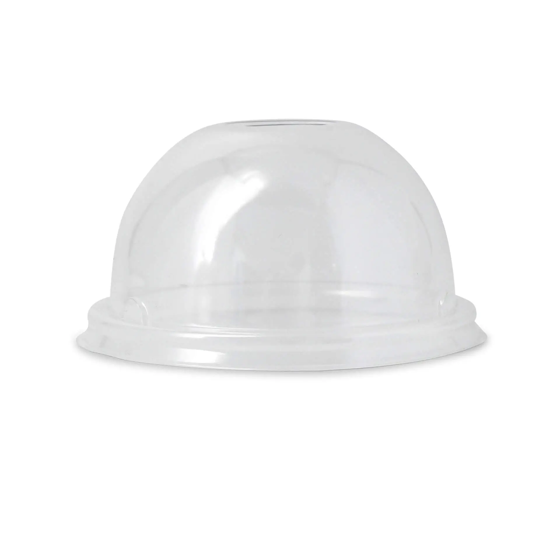 rPET dome lids Ø 90,5 mm, straw hole