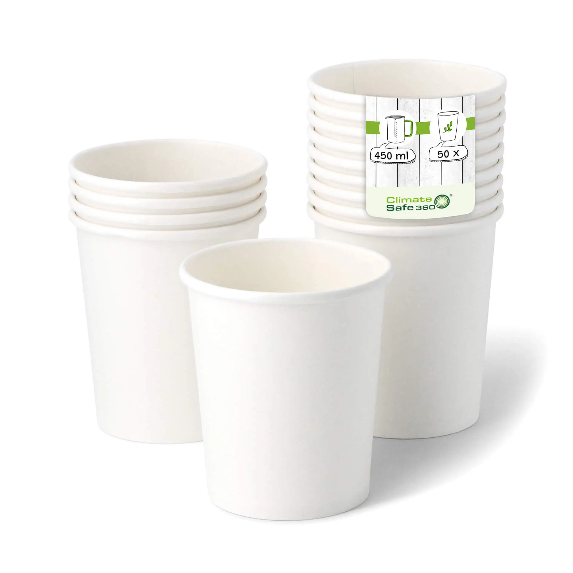 16 oz Paper-ice-cream cups XXL, Ø 92 mm, white