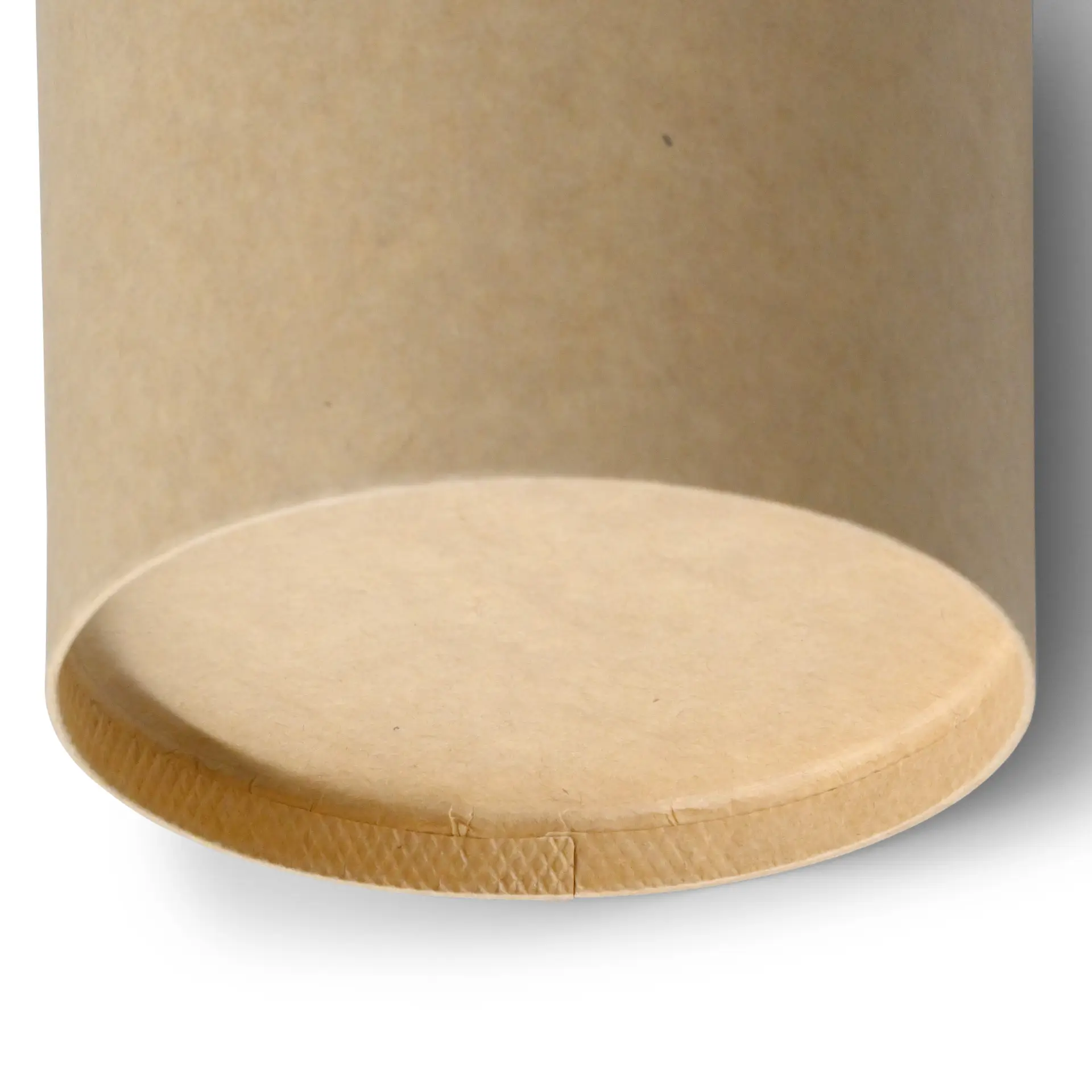 Soup cup to go made of cardboard 600 ml / 24 oz, Ø 115 mm, brown