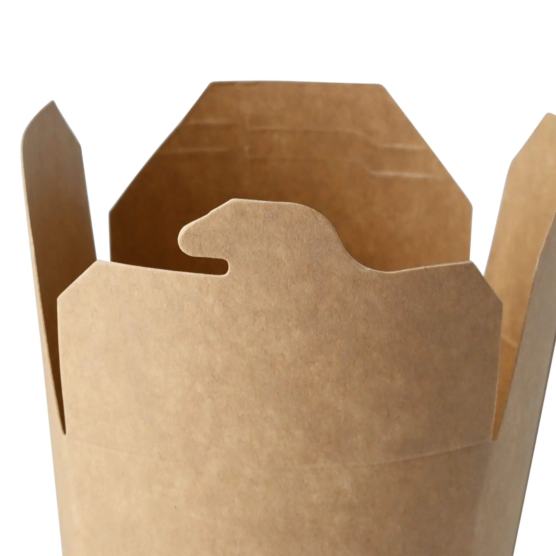 Noodle Boxes 400 ml, kraft, PLA-coated