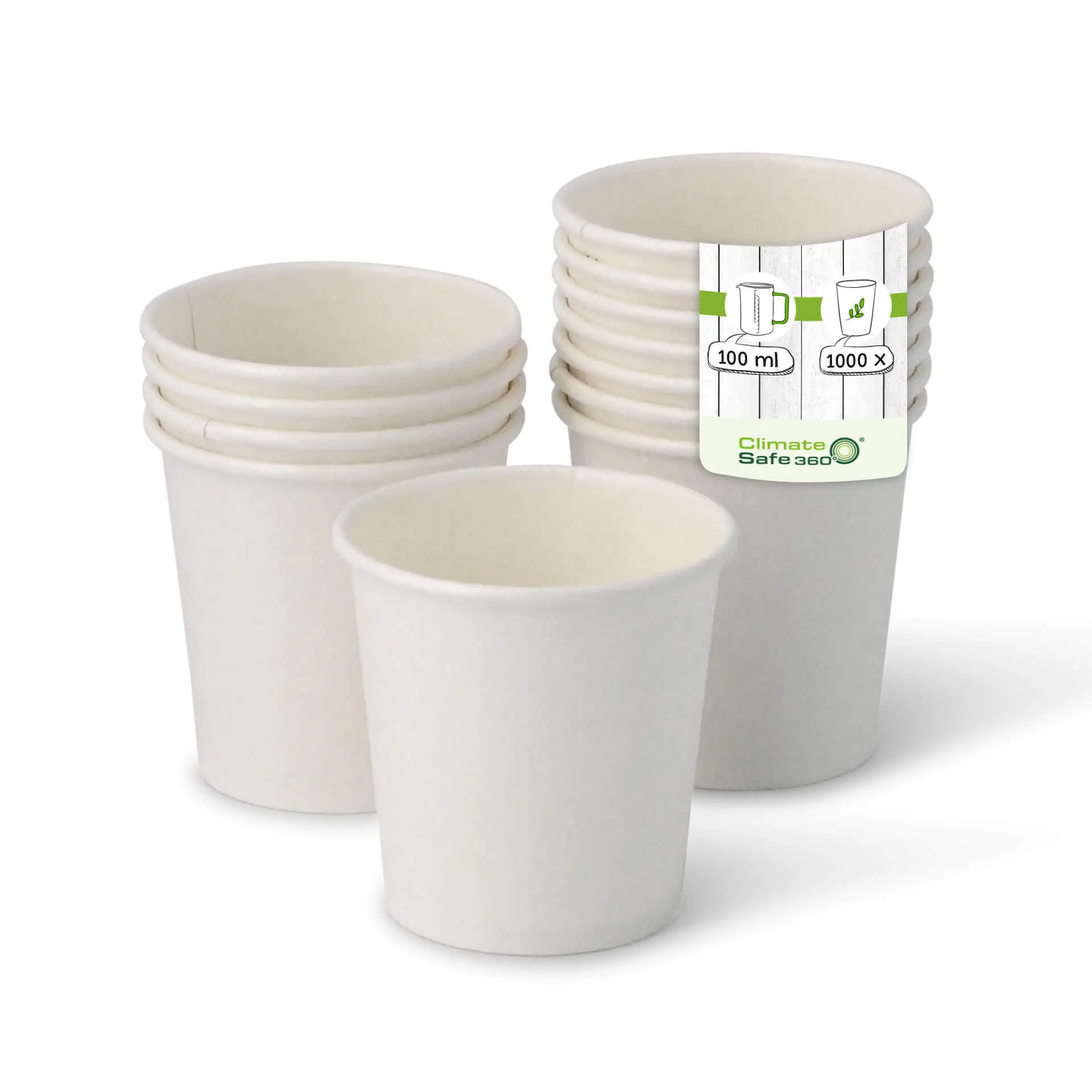 4 oz Paper cups single wall, Ø 62 mm, white