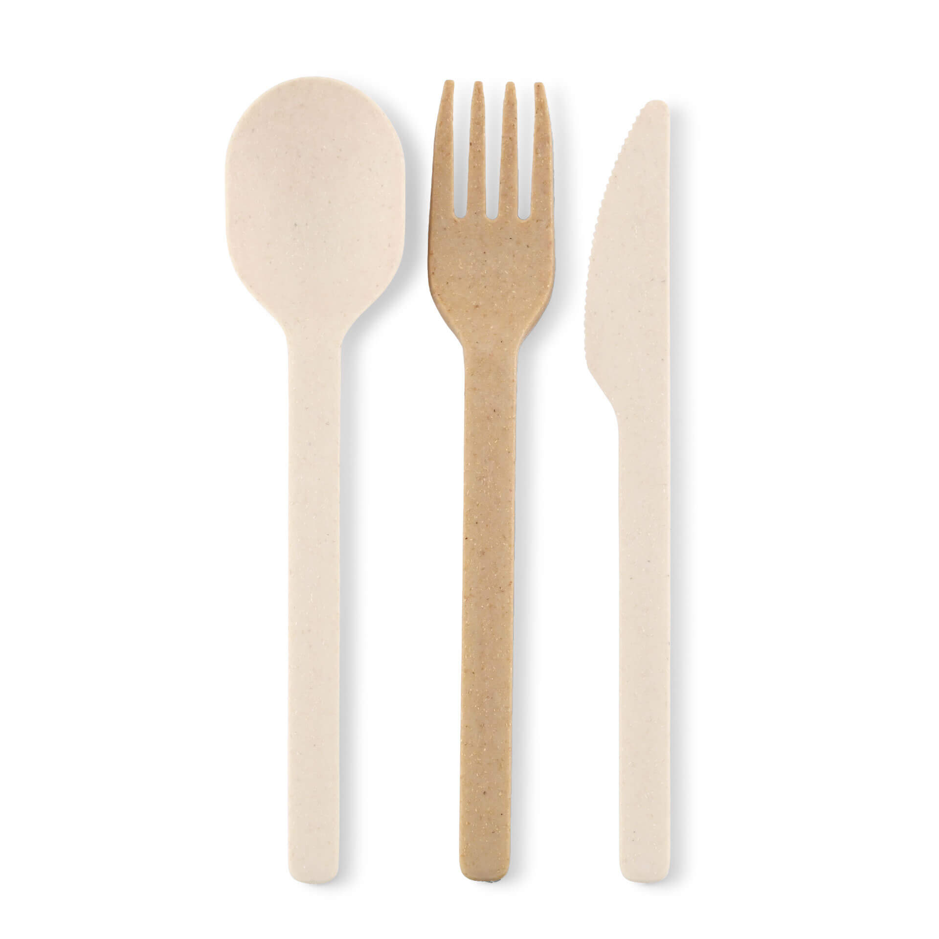 Mehrweg Gabeln "merways Cutlery" 18 cm, natur