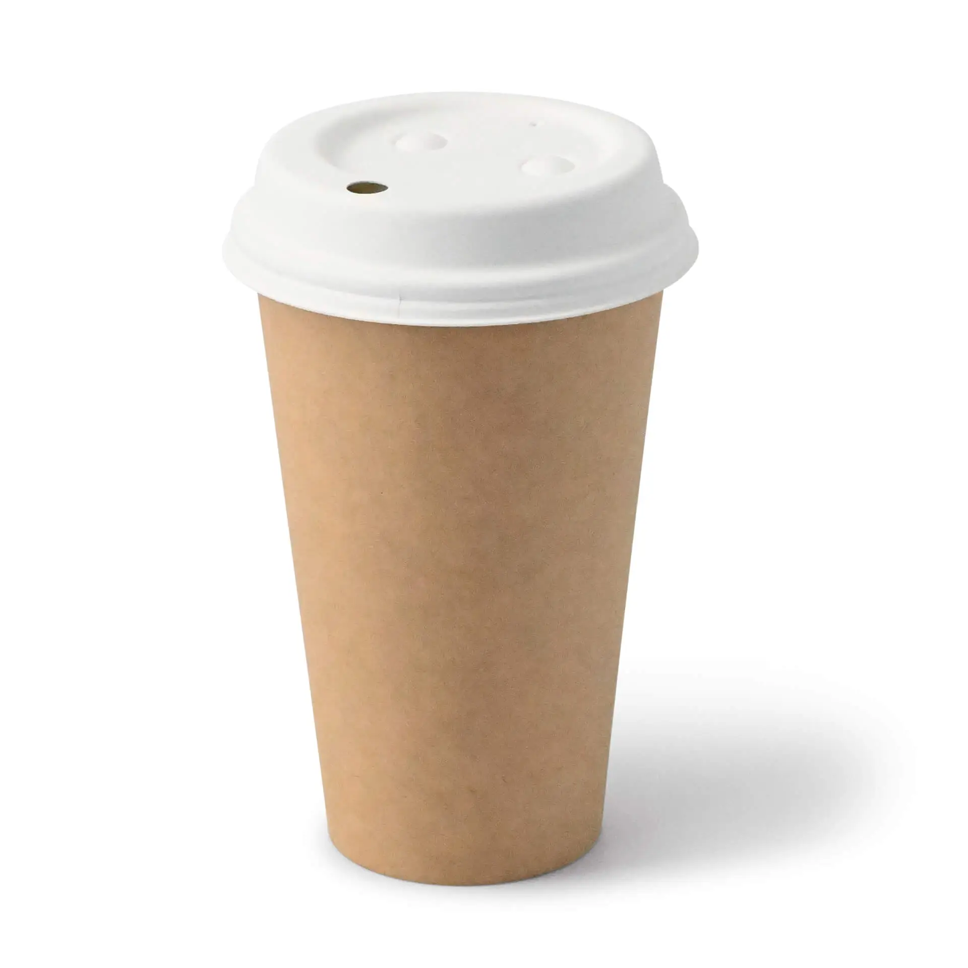 16 oz Paper cups single wall, Ø 90 mm, kraft