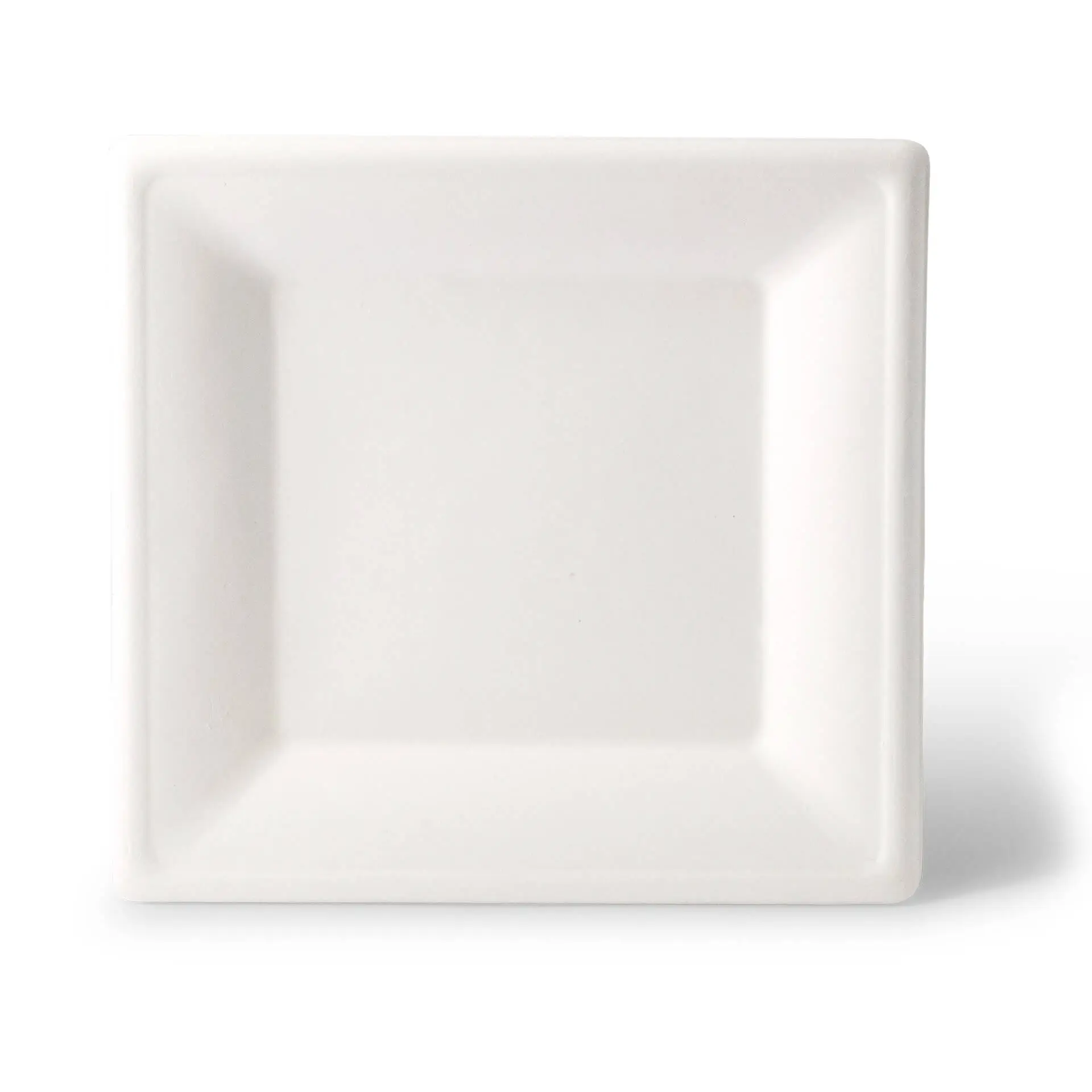 Sugarcane-plates, 26 x 26 cm, square