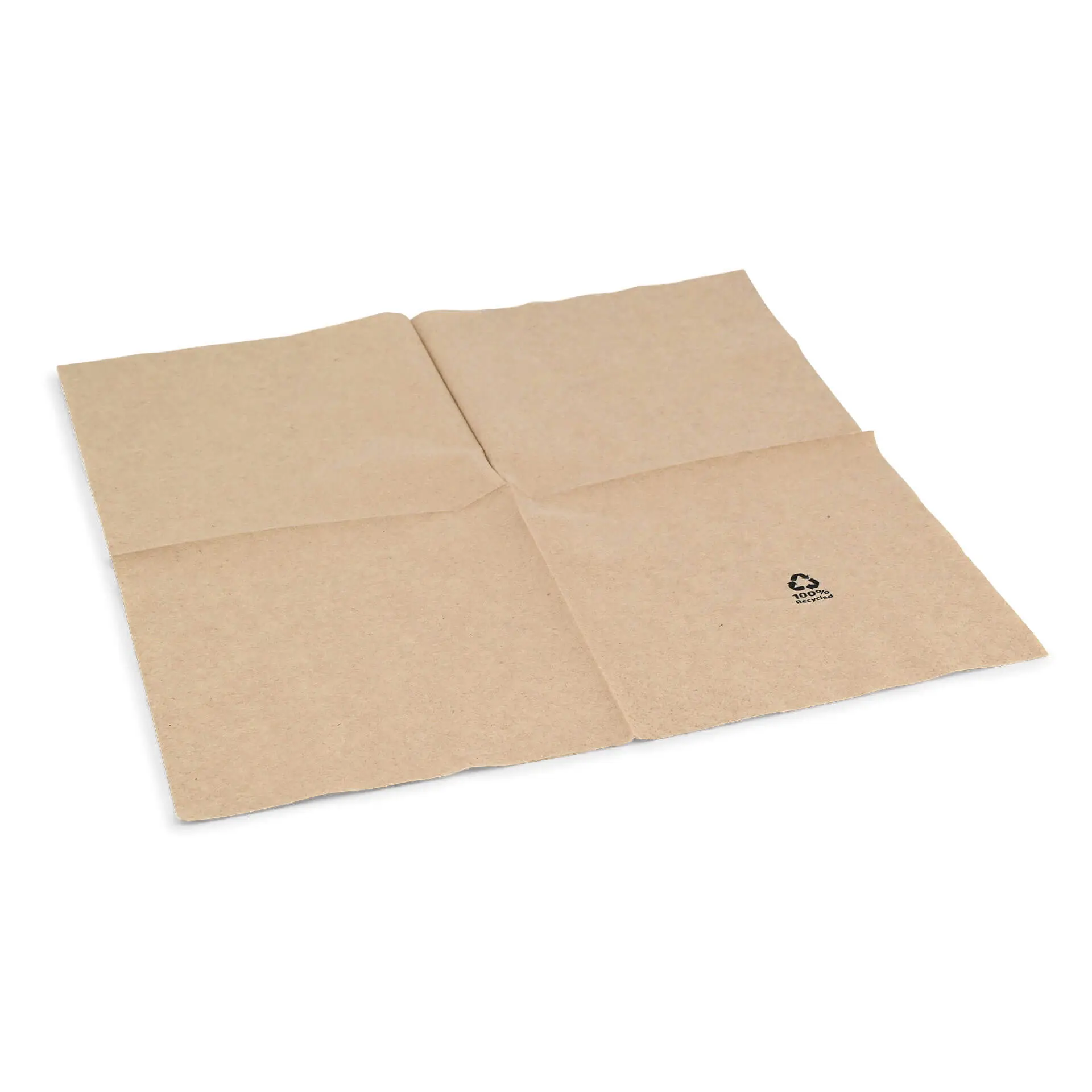 rPaper-napkins 33 x 33 cm, 2-ply, 1/4 fold, unbleached