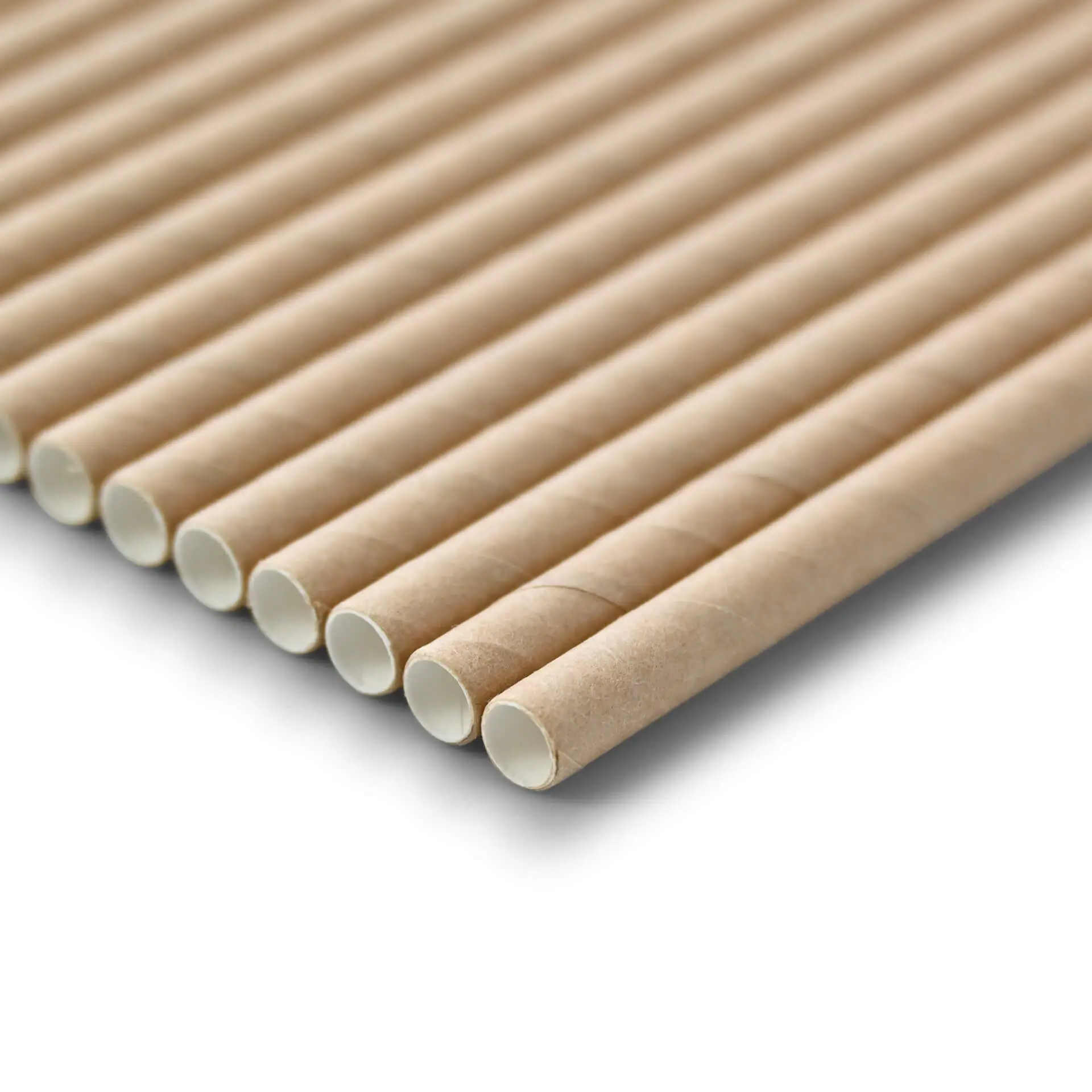 20 cm, Ø 0.6 cm Paper-straws, kraft