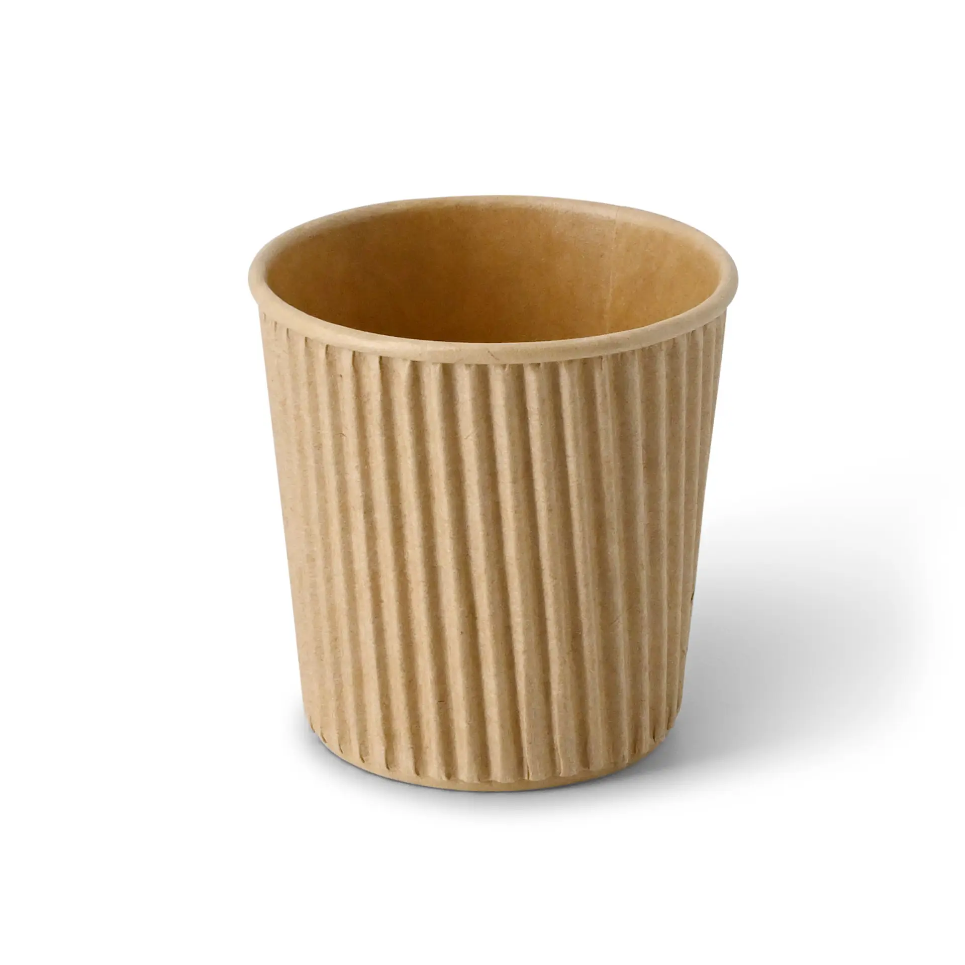 4 oz Ripple cups / Coffee cups, Ø 62 mm, kraft