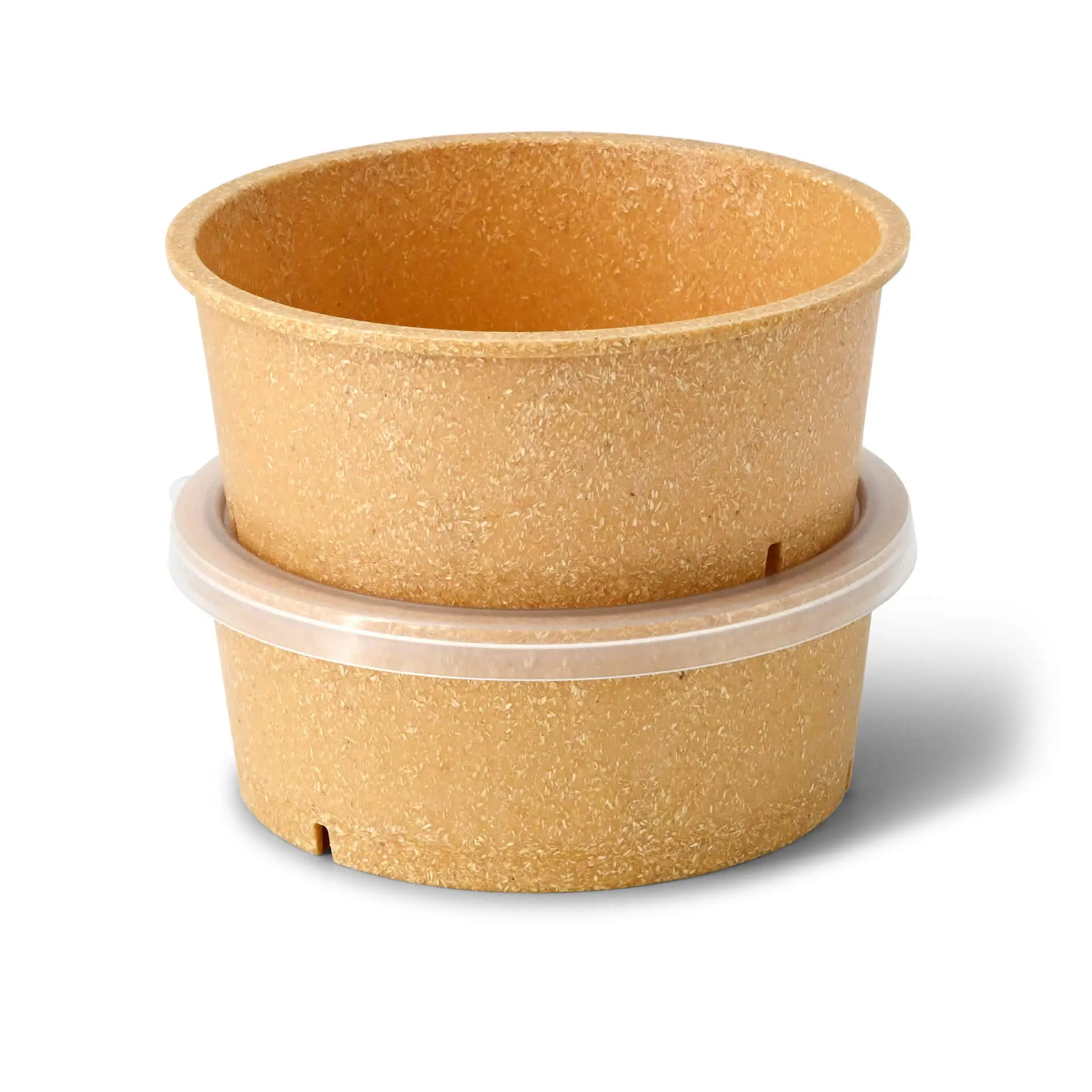 Reusable bowls "merways Bowl" 650 ml, Ø 150 mm, caramel / brown