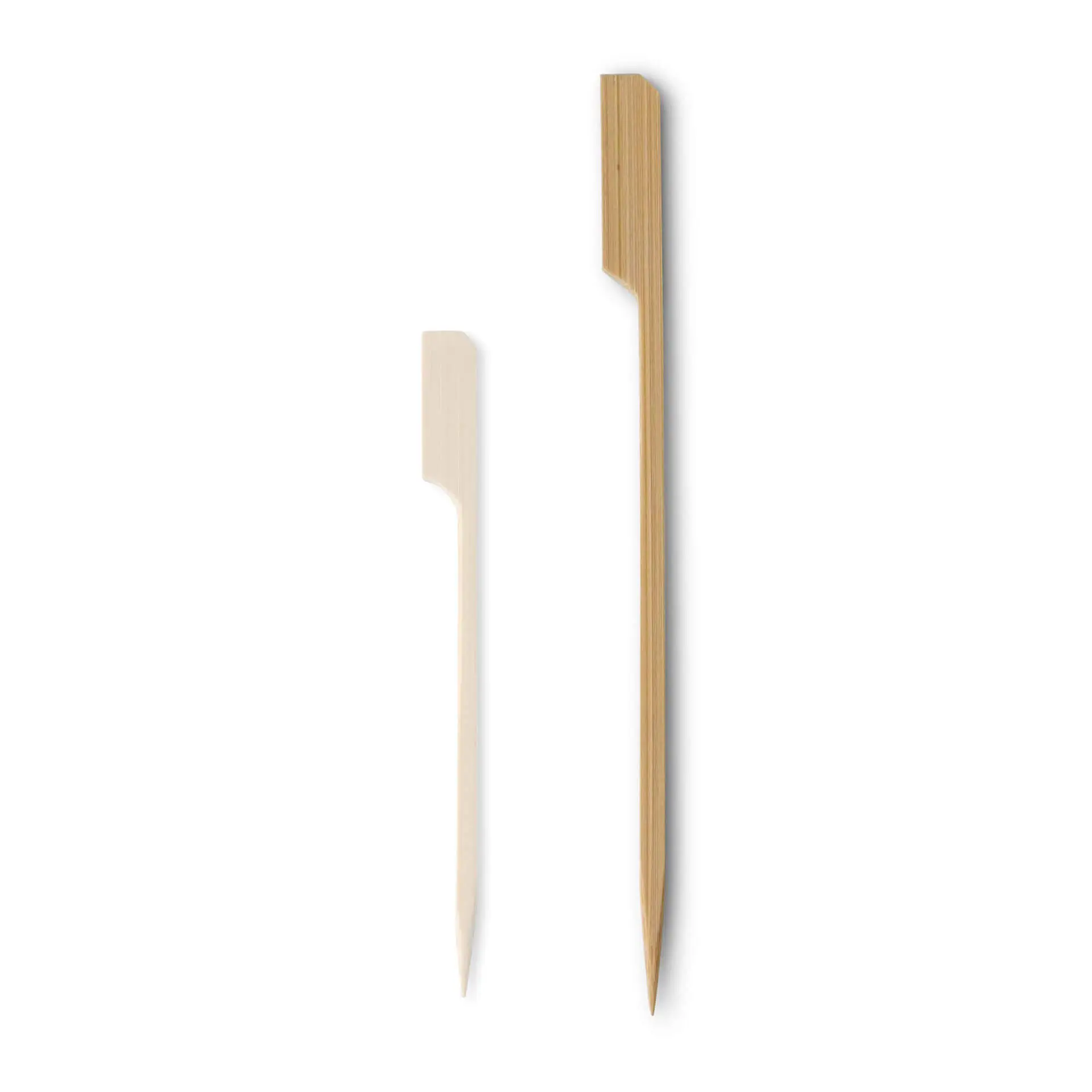 Bamboo paddle skewers 15 cm, untreated