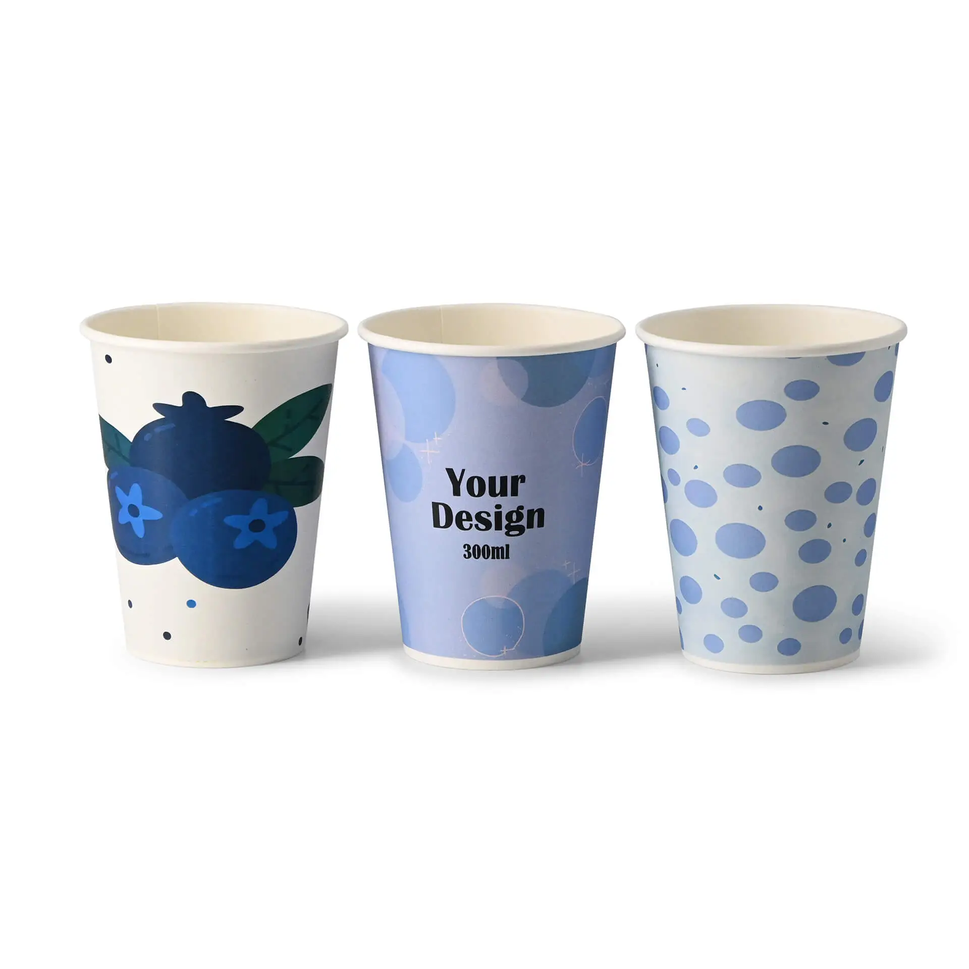 Printed take away coffee cups 12 oz, matt