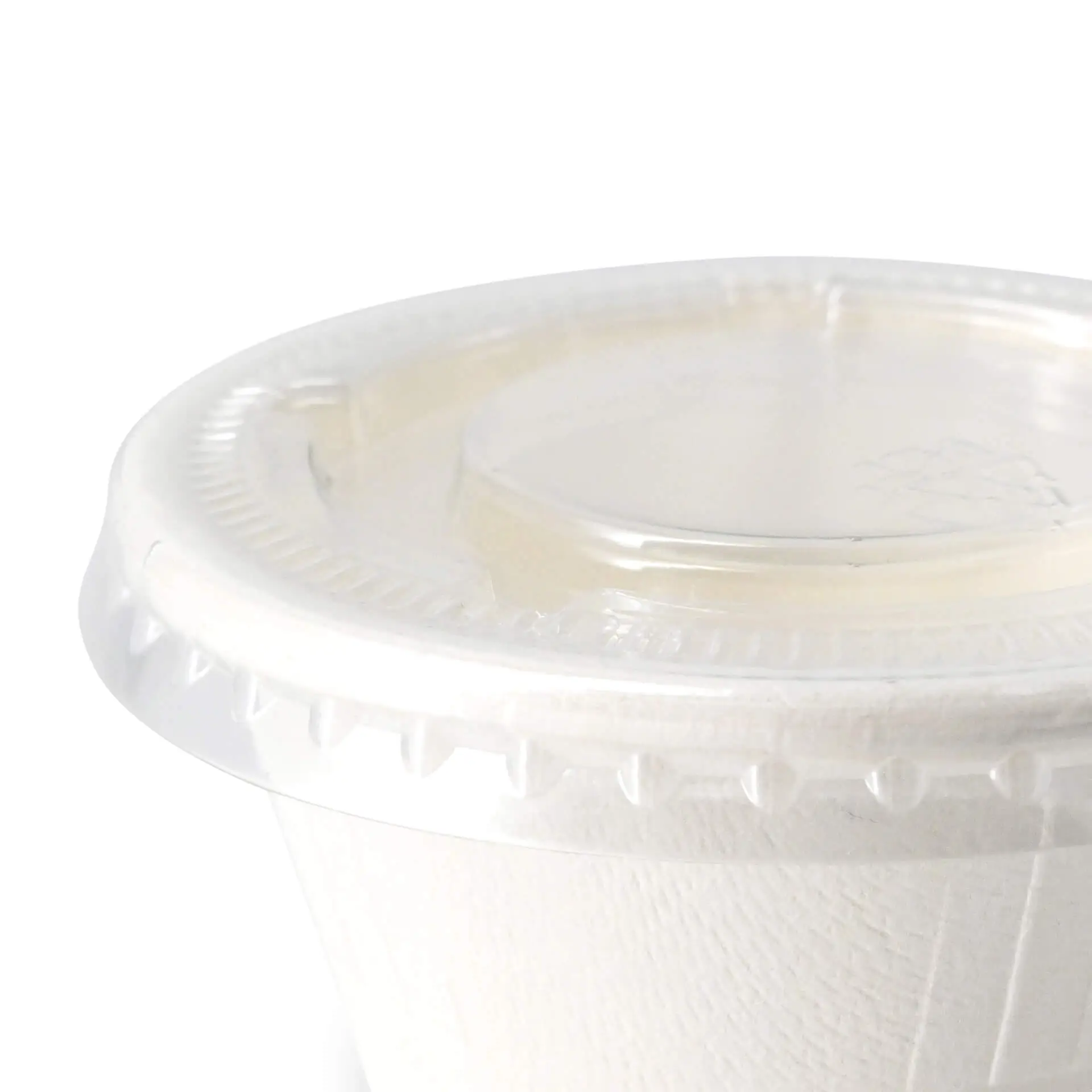 PET-lids Ø 62 mm, clear, round