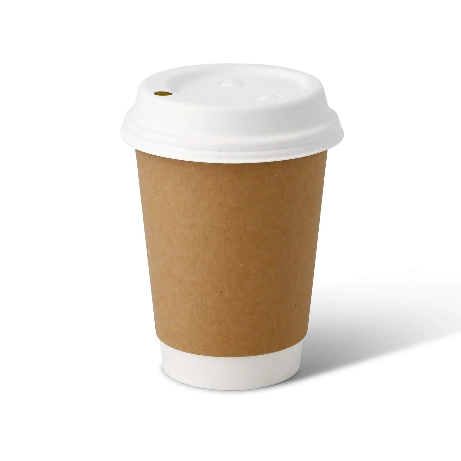 Coffee cup, cardboard, 12 oz, Ø 90 mm, brown