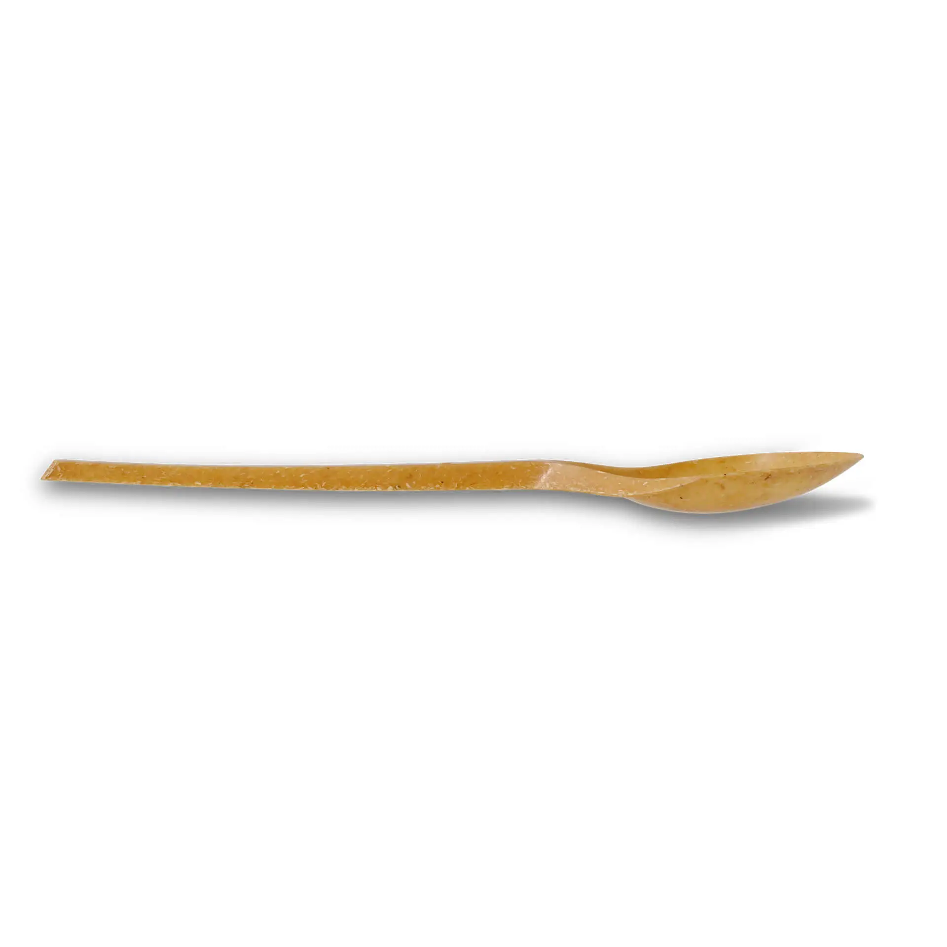 Reusable spoons 18 cm, caramel / brown