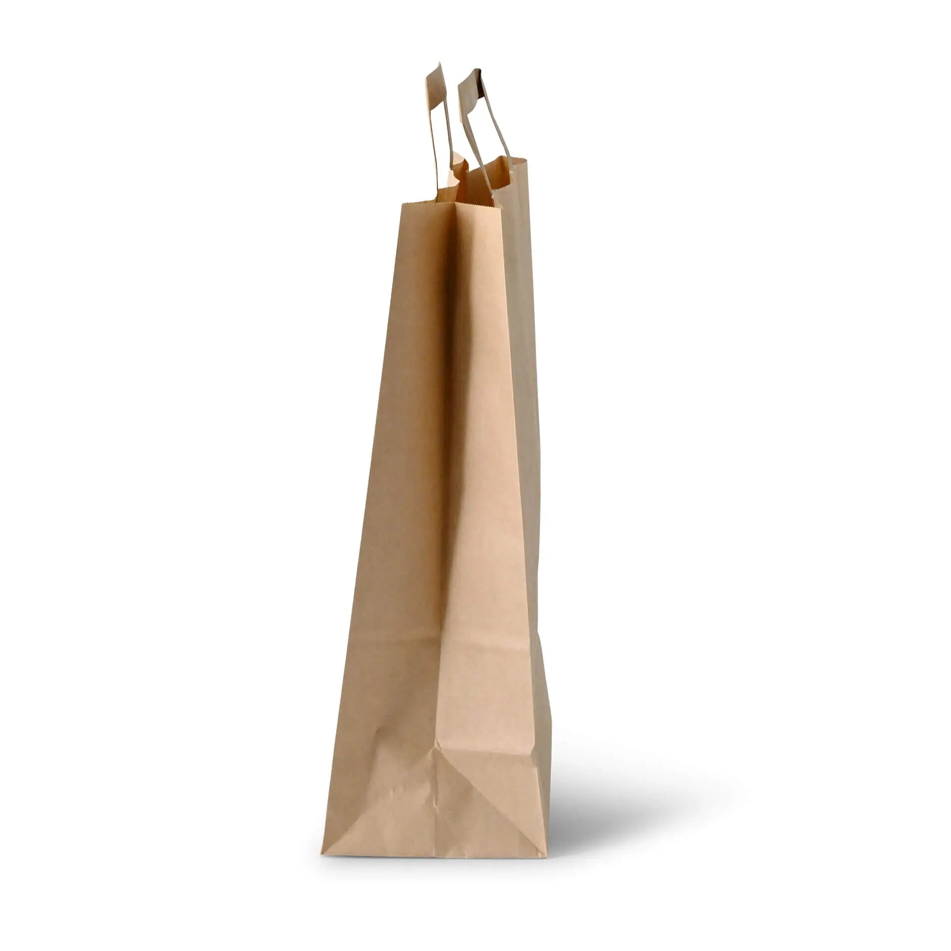 Recycling paper-carrier bags L, 26 x 12 x 35 cm, brown