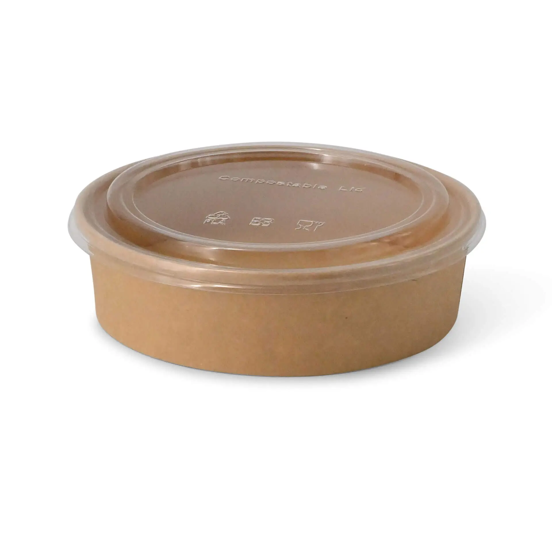 Premium-cardboard bowls 700 ml, Ø 185 mm brown, round