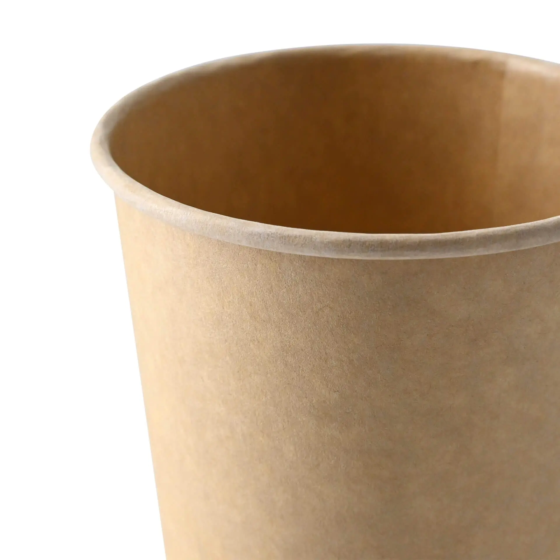 Soup cup to go made of cardboard (Premium) 16 oz, Ø 95 mm, brown