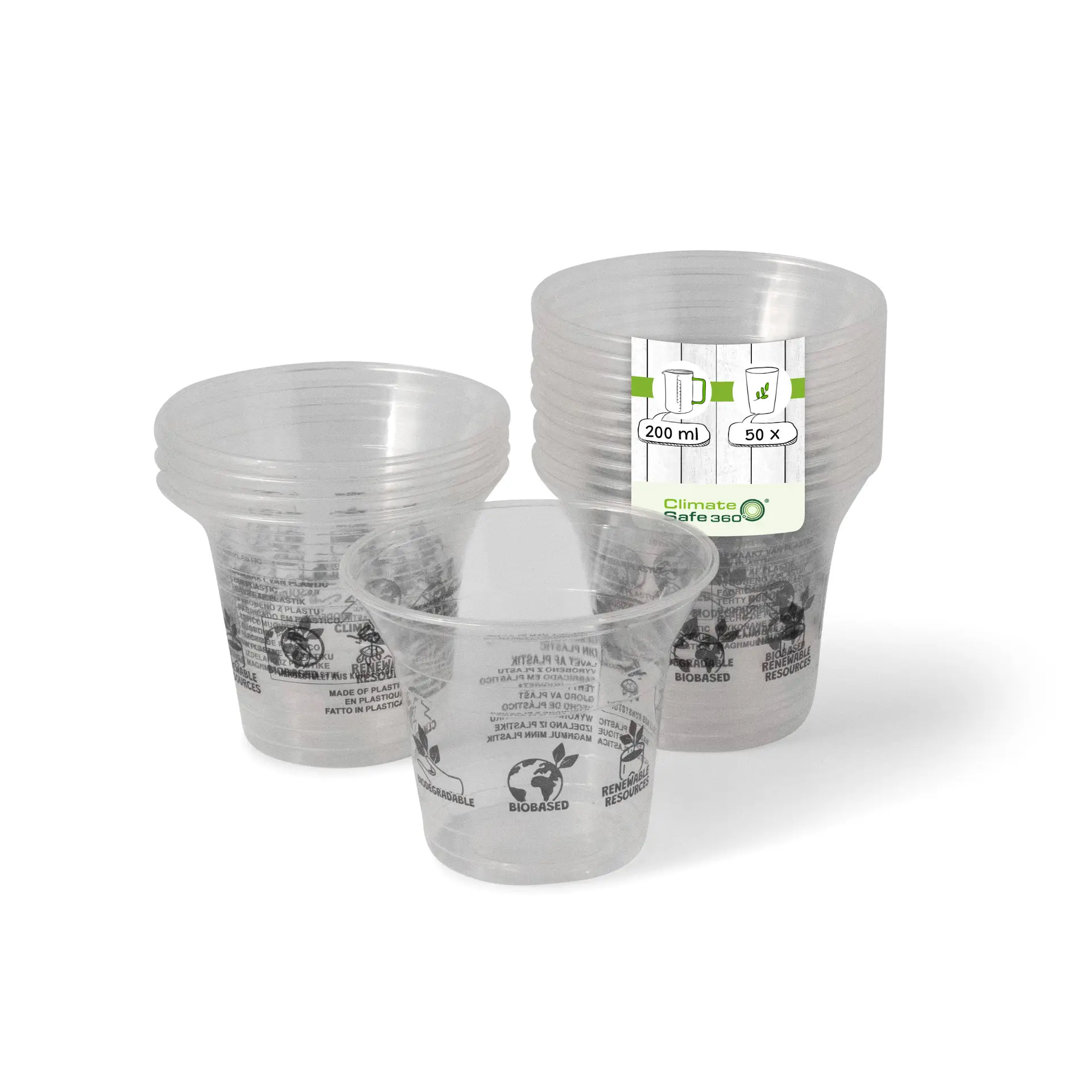 8 oz PLA Smoothie Cups, Ø 96 mm