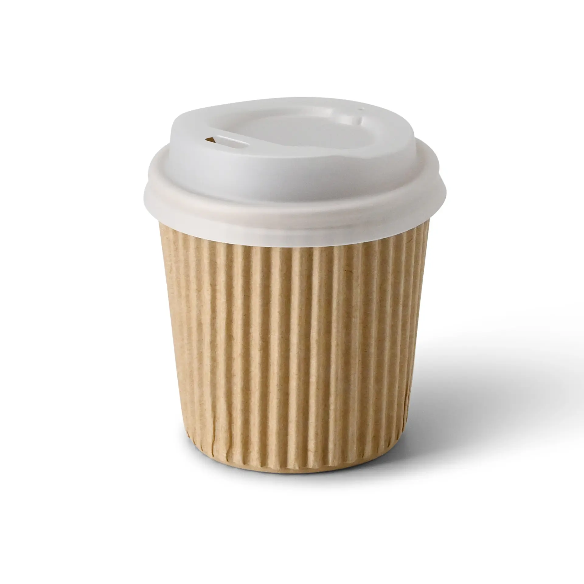 4 oz Ripple cups / Coffee cups, Ø 62 mm, kraft