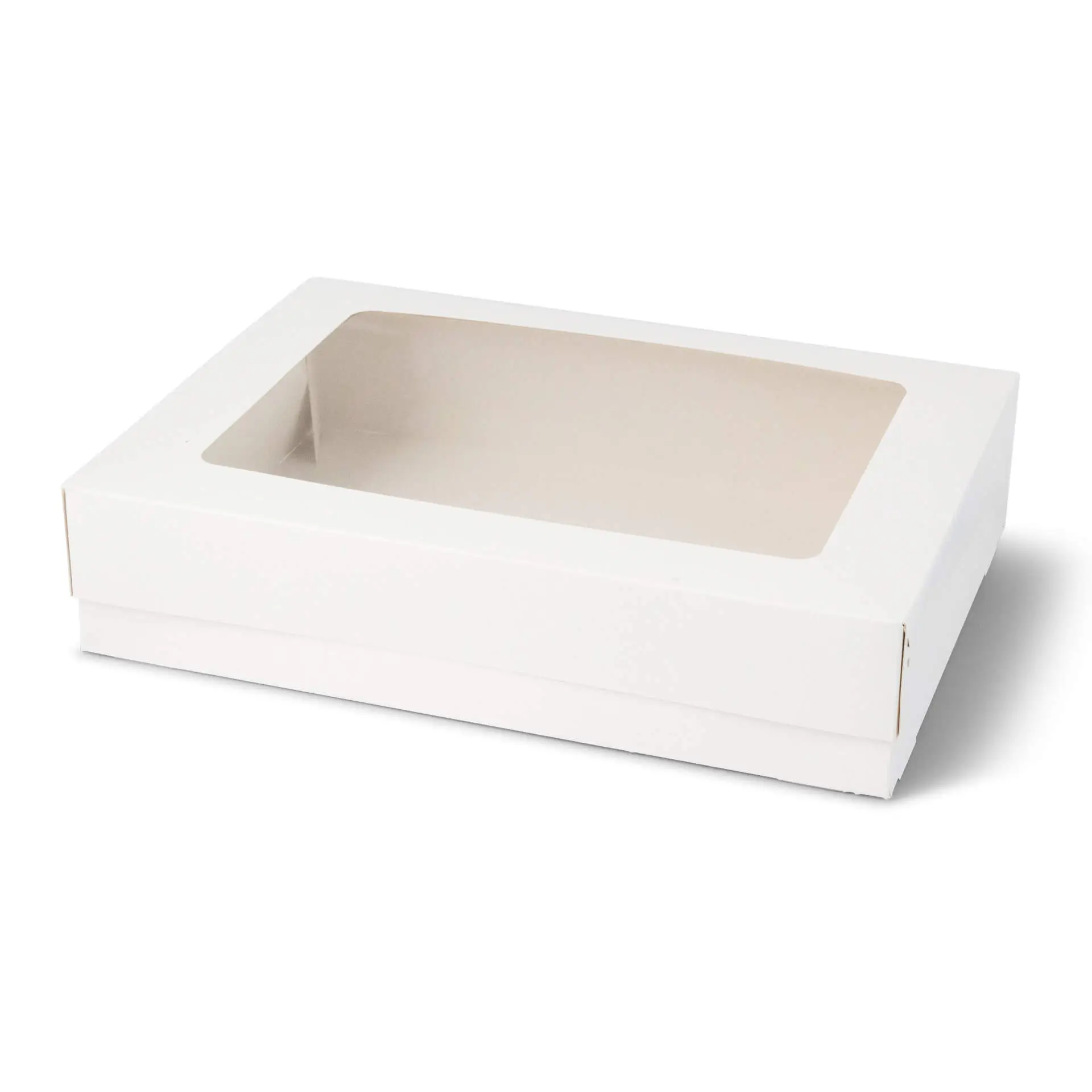 Cupcake boxes (12 pieces), cellulose window, white