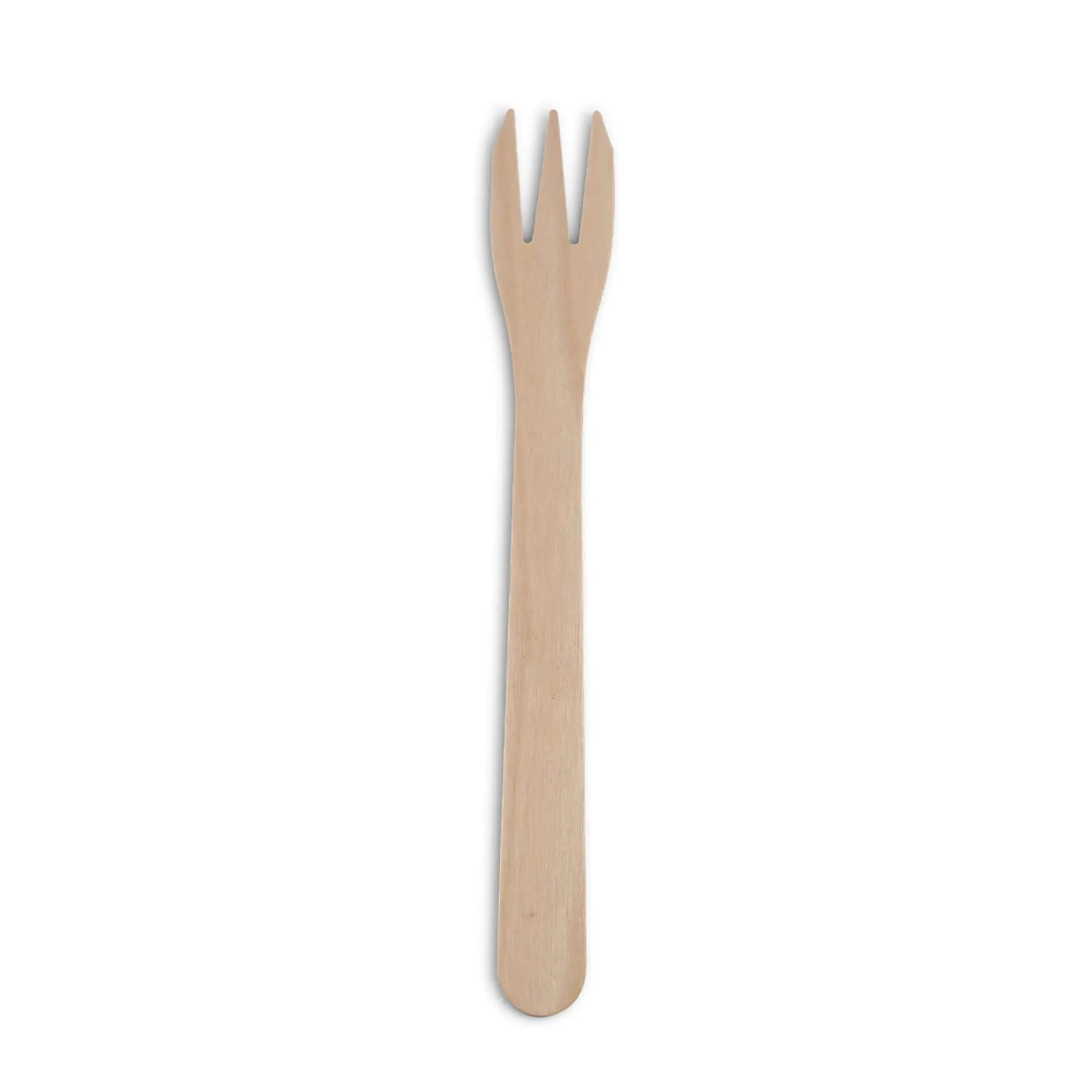 Wooden chip-forks XL 17.5 cm, 3 prong