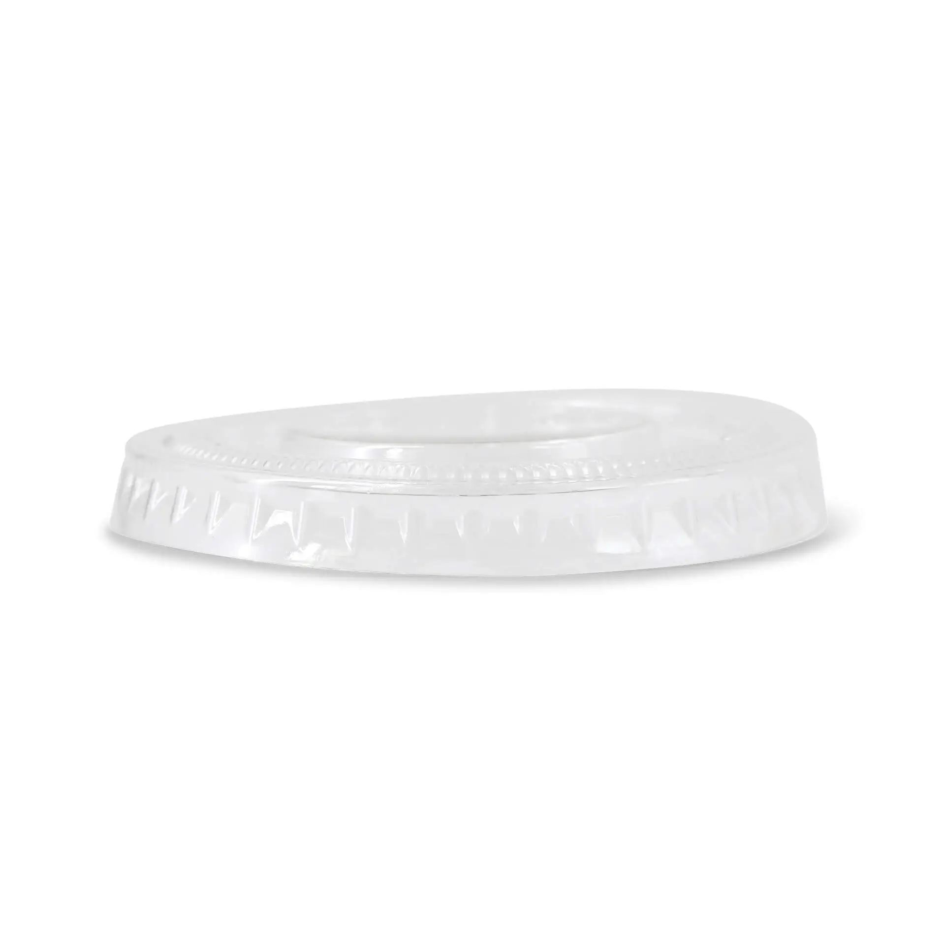 rPET-lids Ø 62 mm, transparent