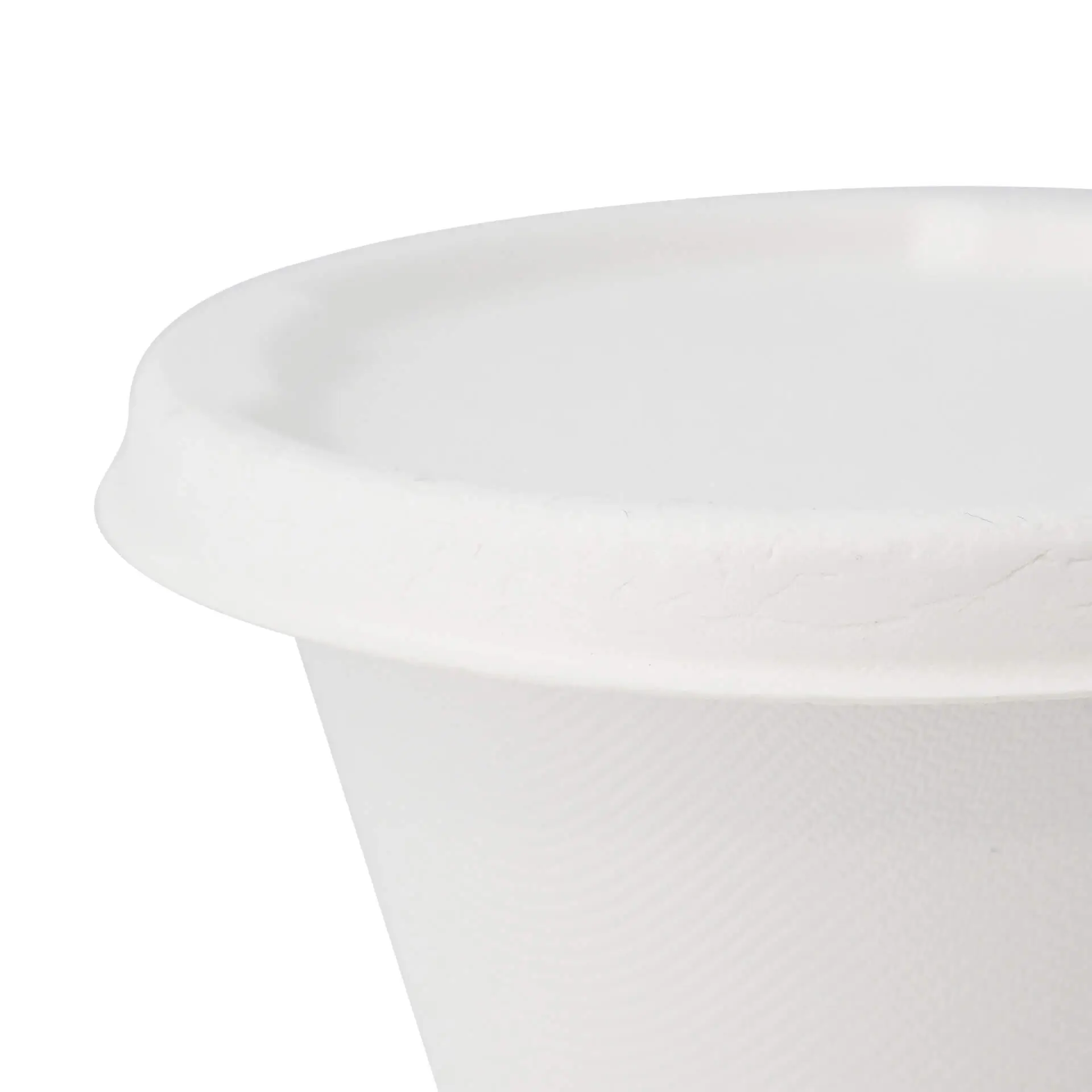 Sugarcane Lids Ø 135 mm, white, round