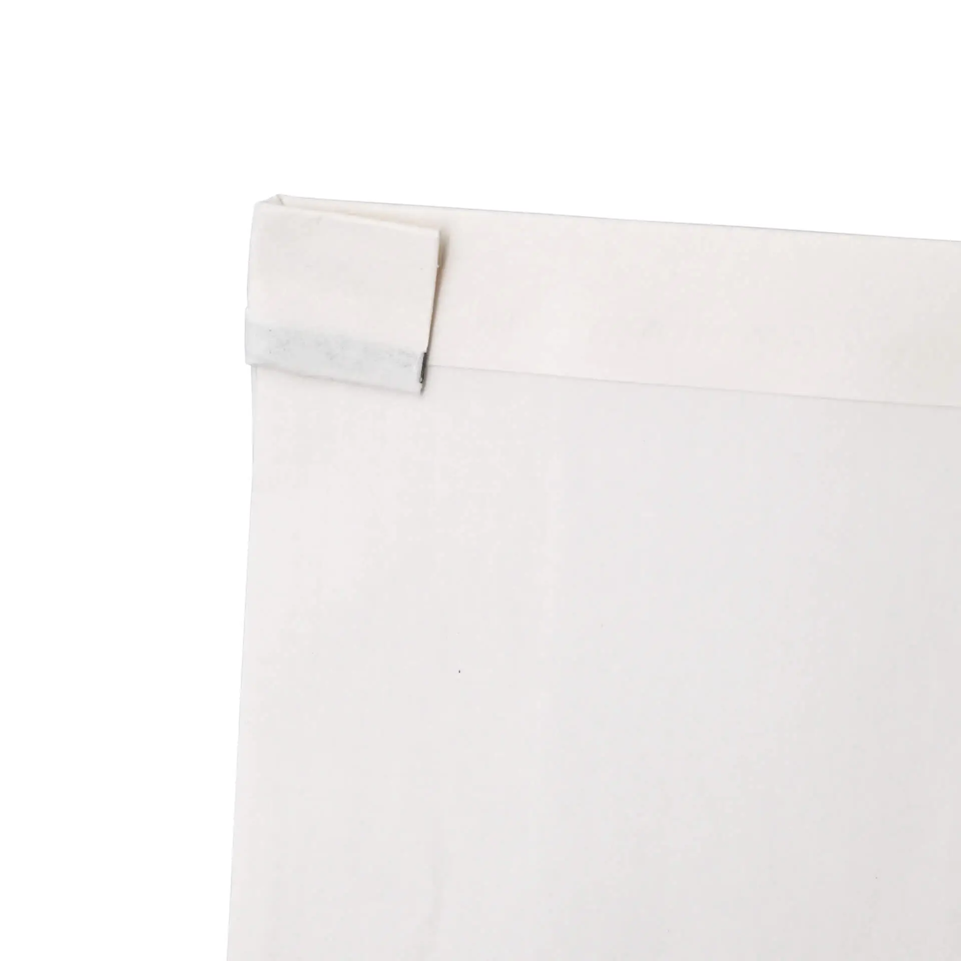 Block bottom bags w. window S, 9 x 4.5 x 26 cm, PP-foil, white, tin tie, kraft paper