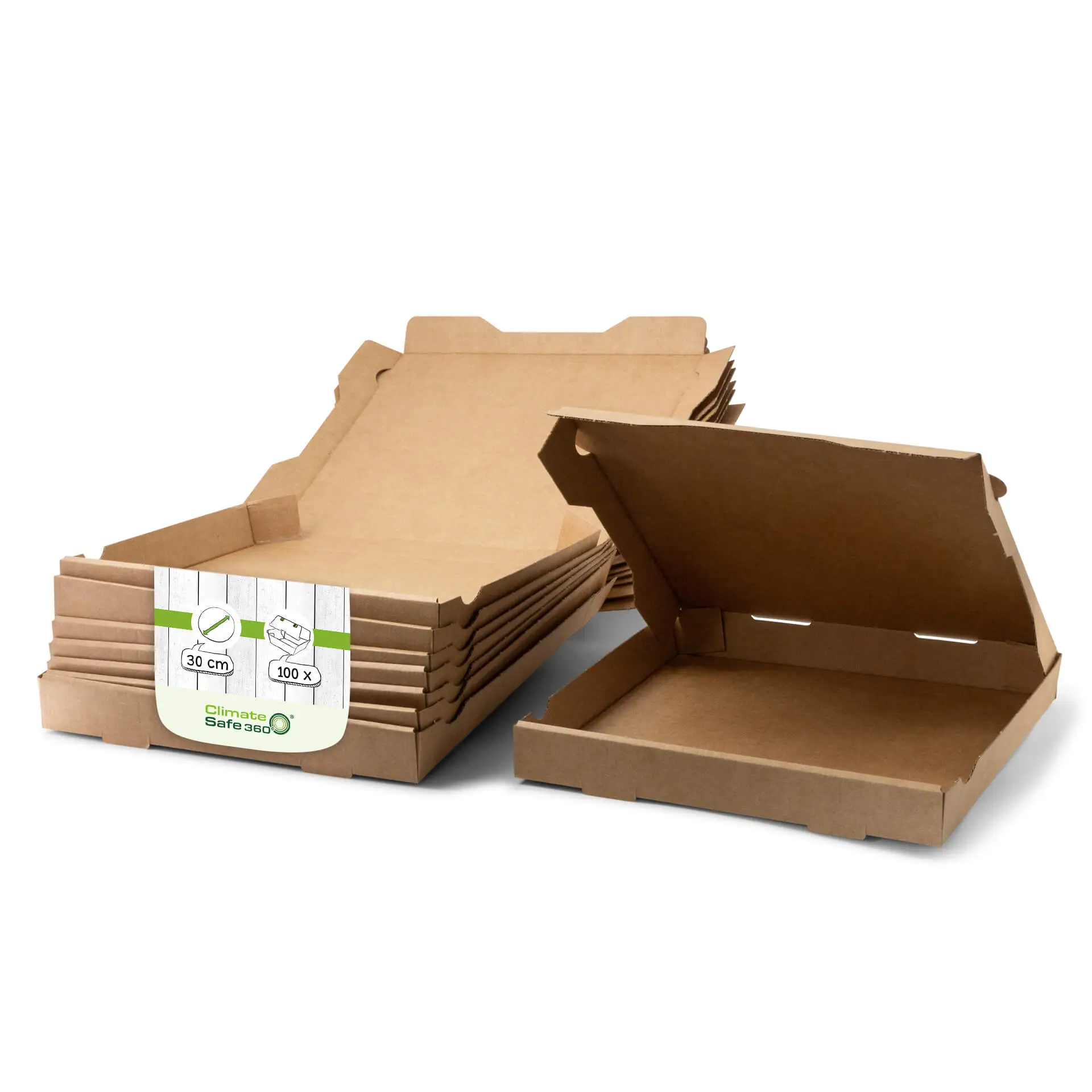 Pizza boxes Ø 30 cm, brown