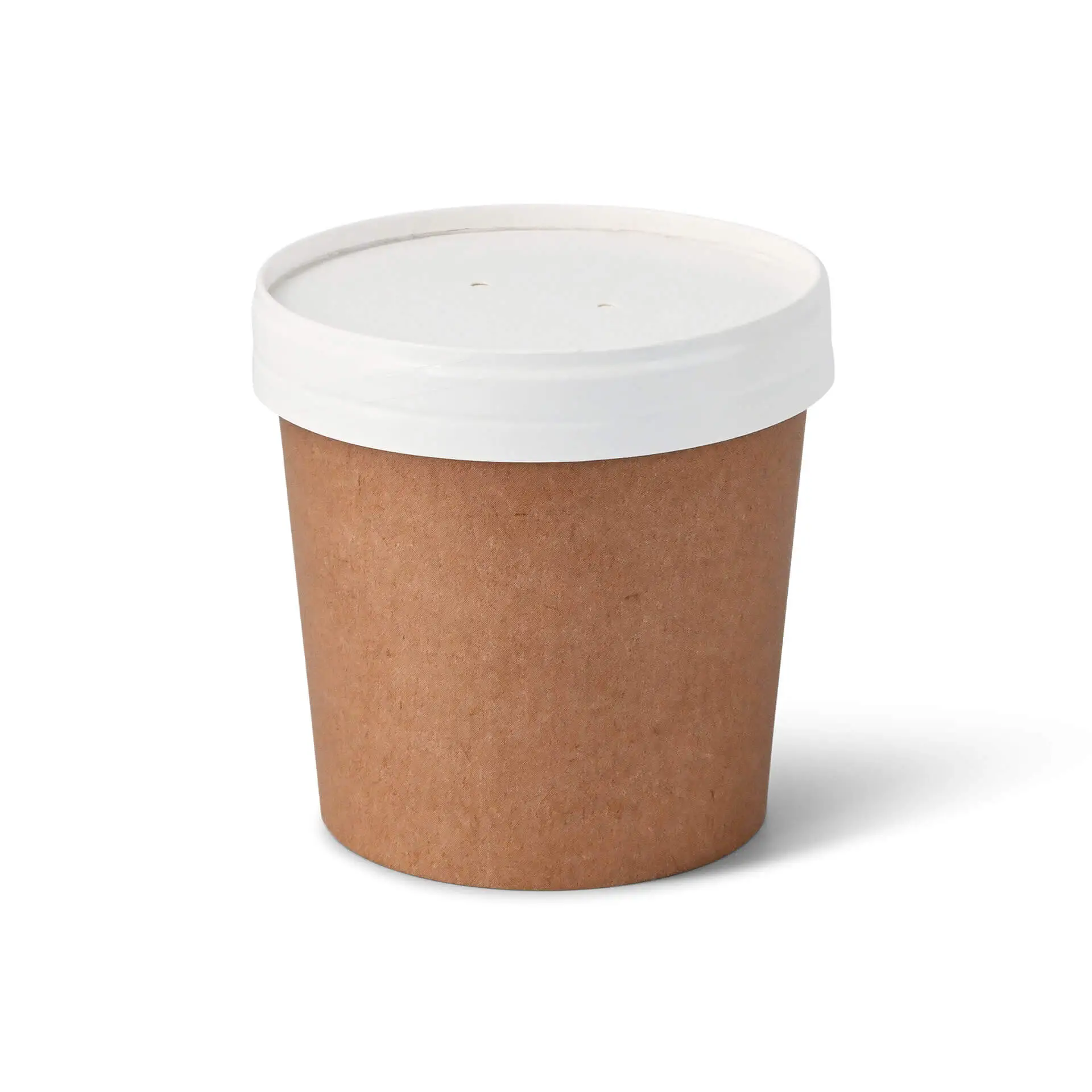 26 oz Cardboard Soup cups, Ø 114 mm, kraft, Icons