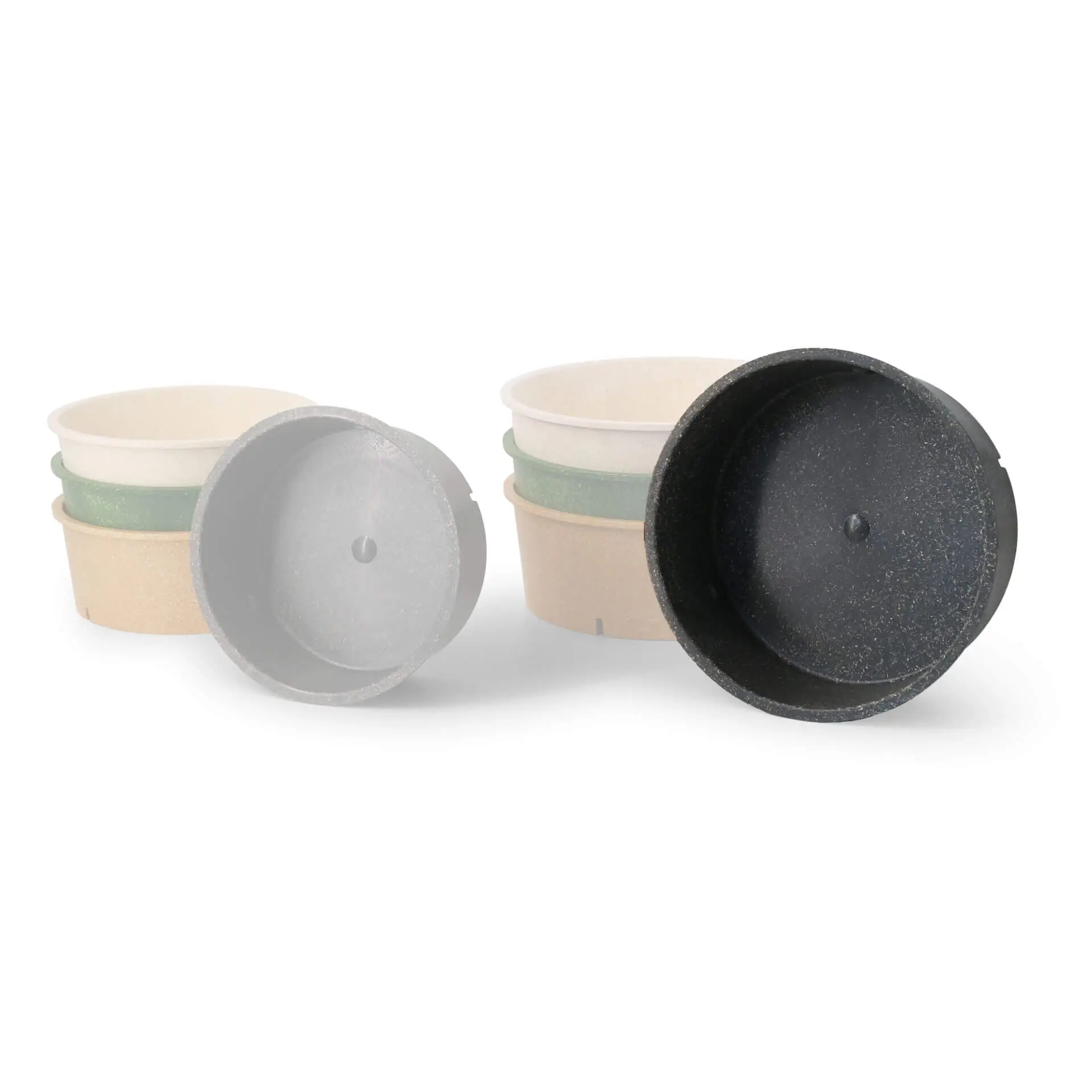 Reusable bowls "merways Bowl" 1,000 ml, Ø 185 mm, pepper / grey