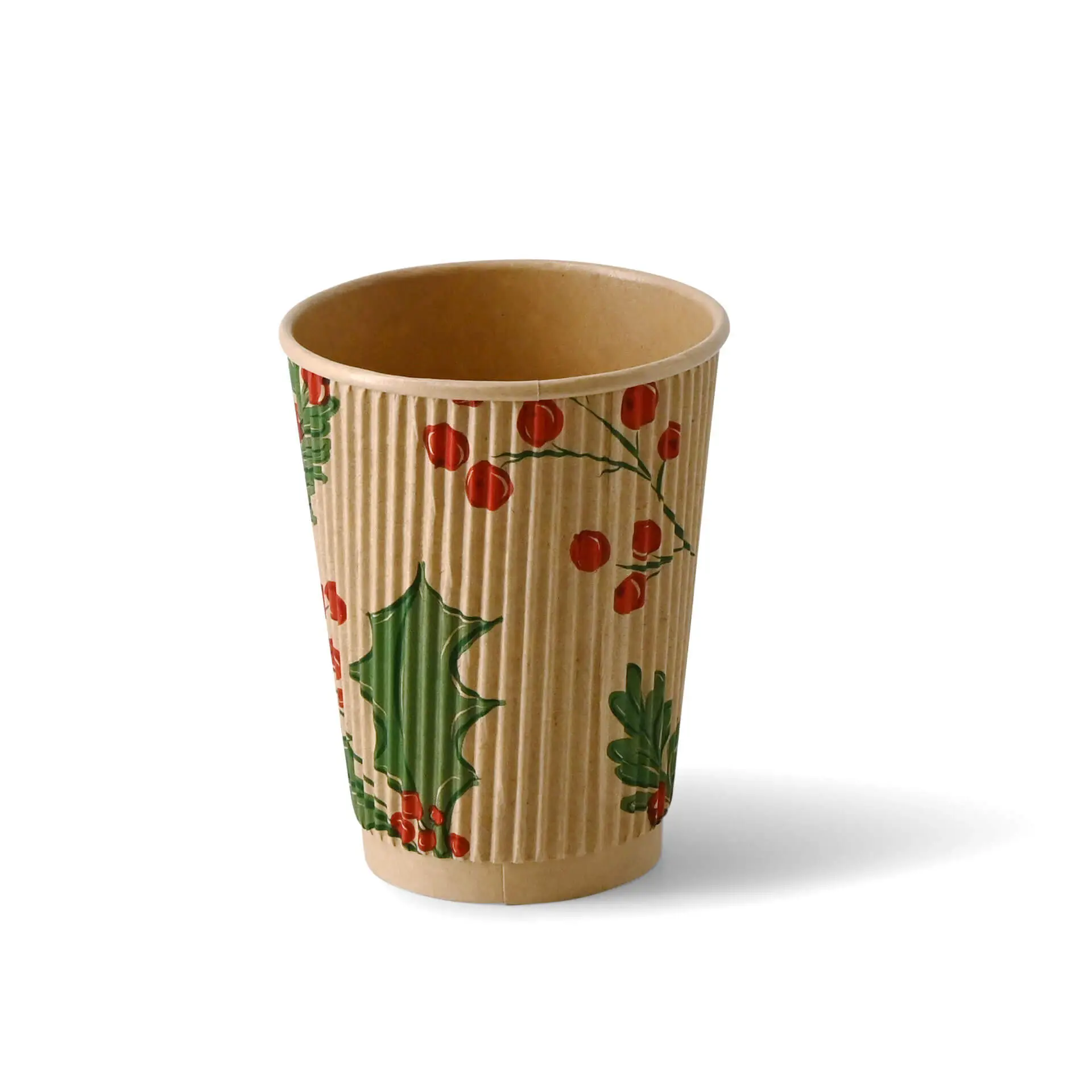 Ripple cups Winter "Branches" 300 ml / 12 oz, Ø 90 mm, unbleached