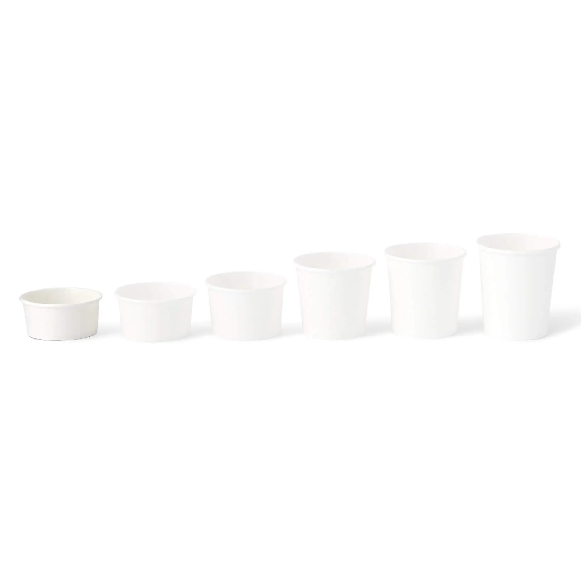 4 oz, max. 6 oz Paper cups ice cream XS (coated), Ø 92 mm, white