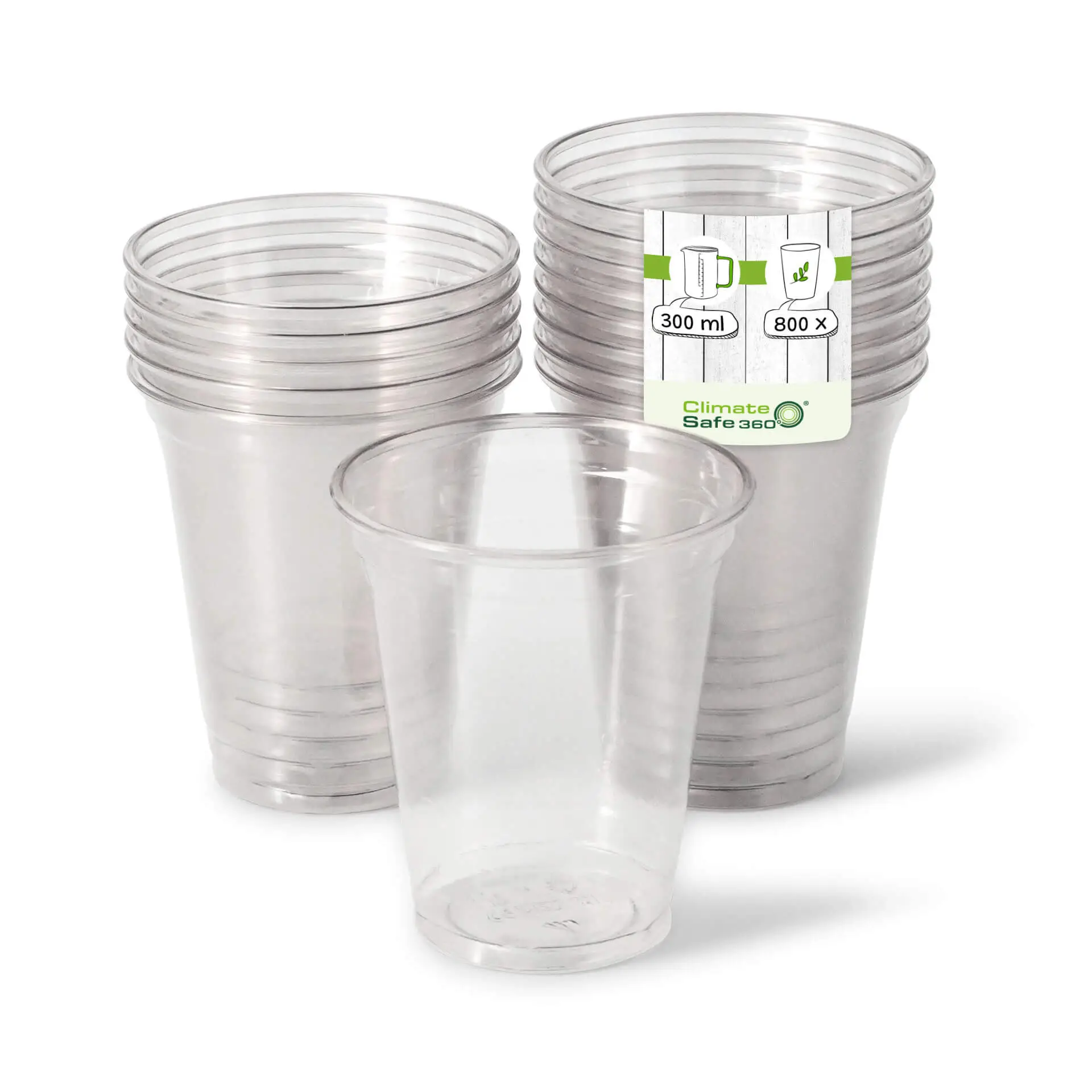 12 oz rPET clear cups, Ø 95 mm