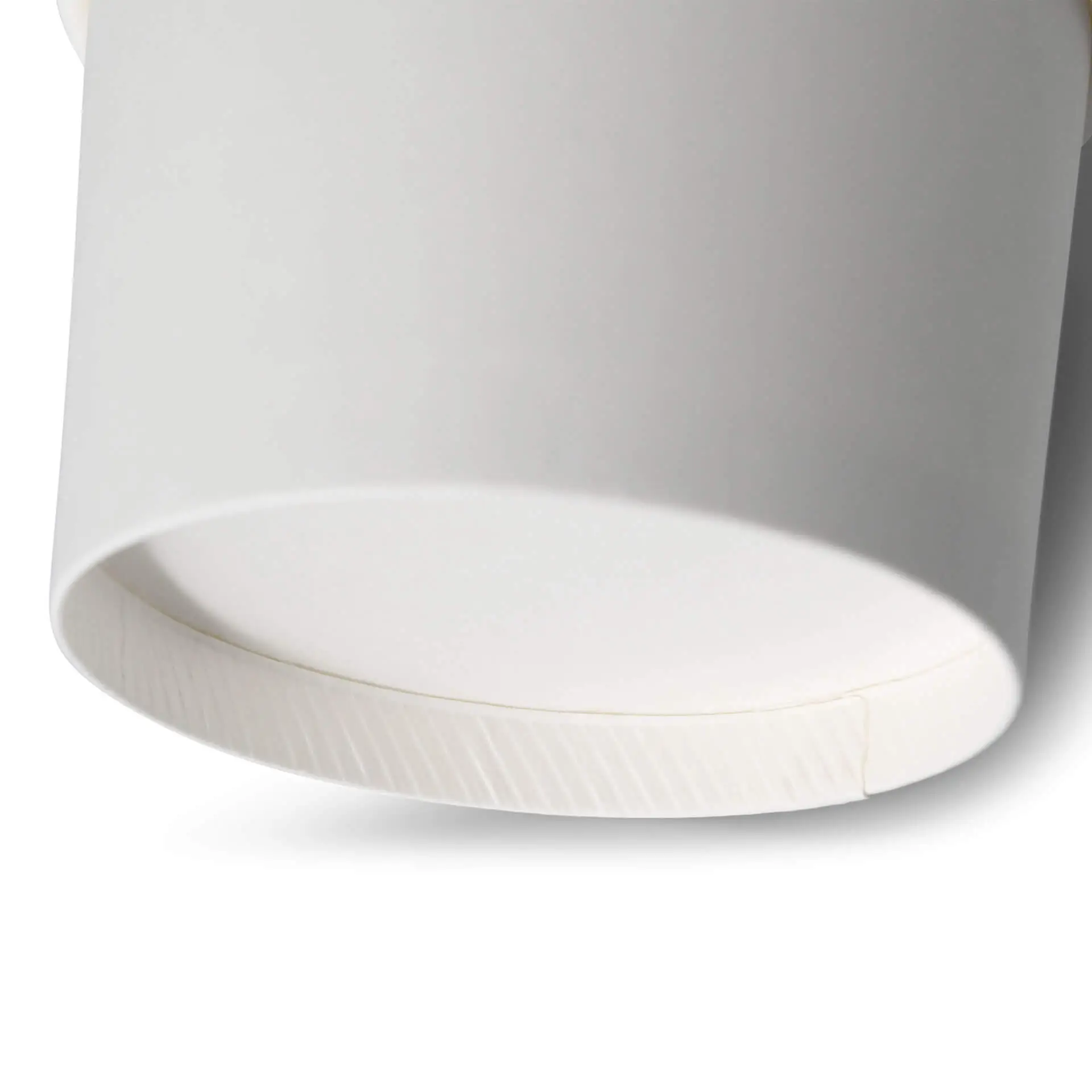 8 oz Cardboard Soup cups (Premium), Ø 90 mm, white