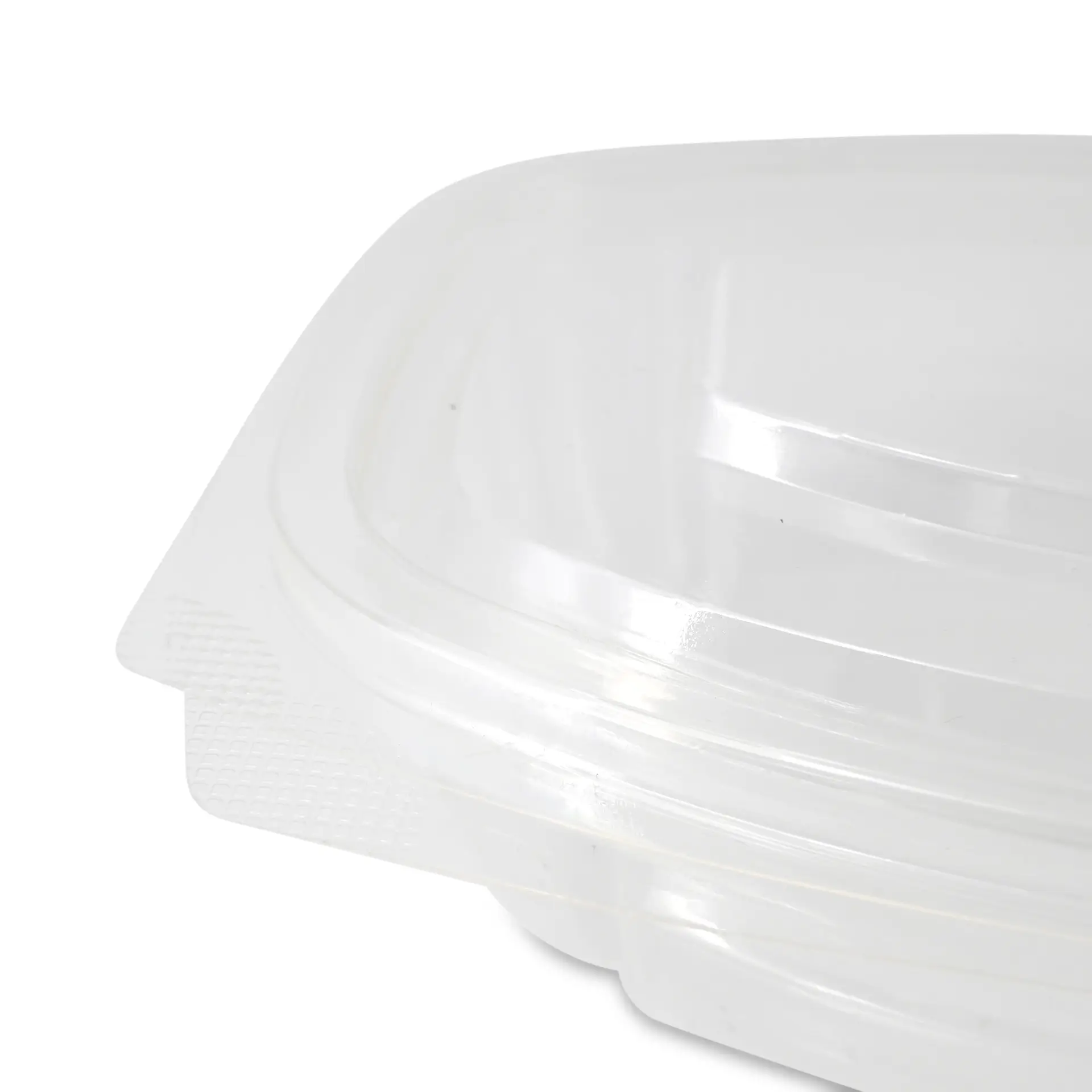 PLA deli bowls 375 ml, folding lid, rectangular