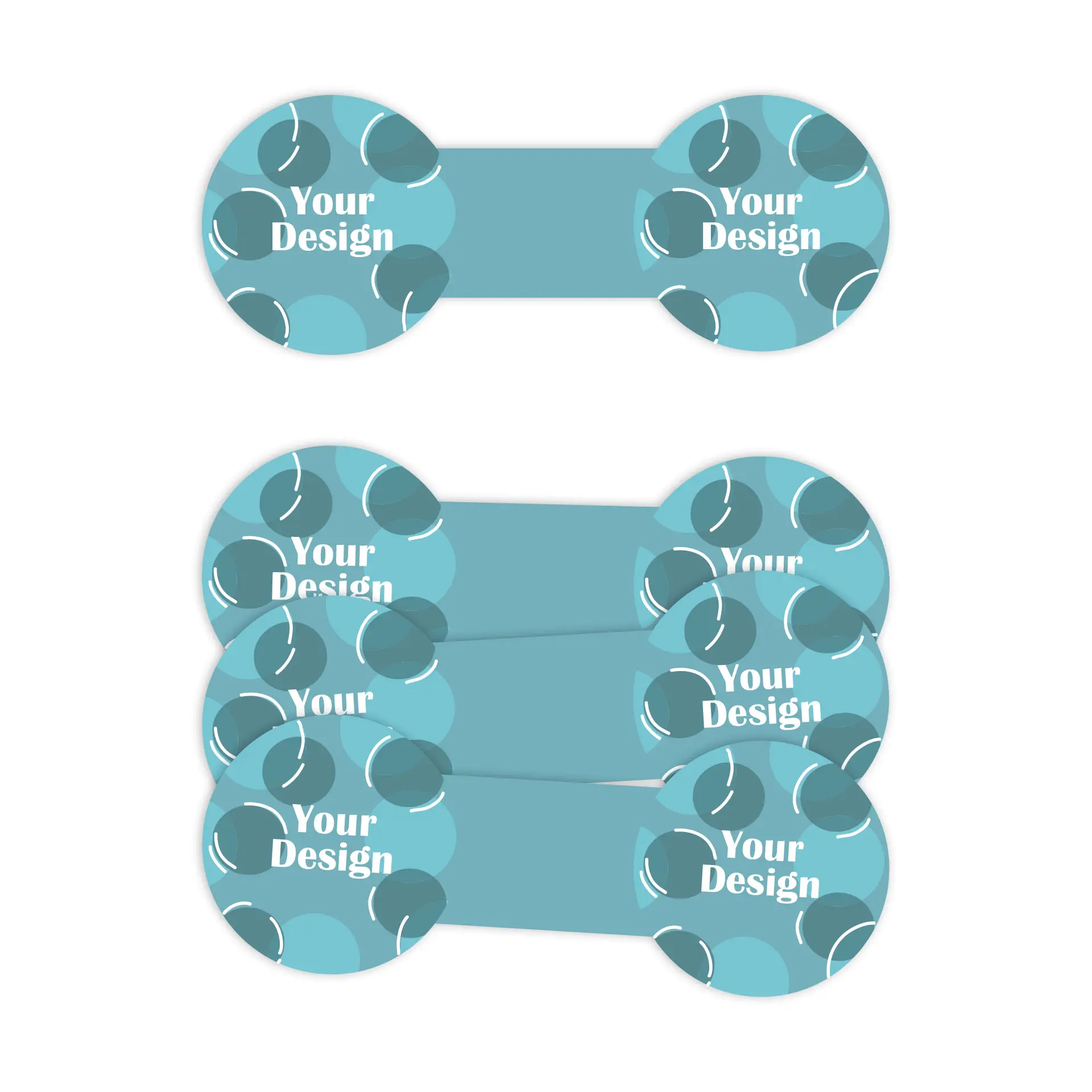 Seal labels printed 30 x 90 mm, FSC® paper