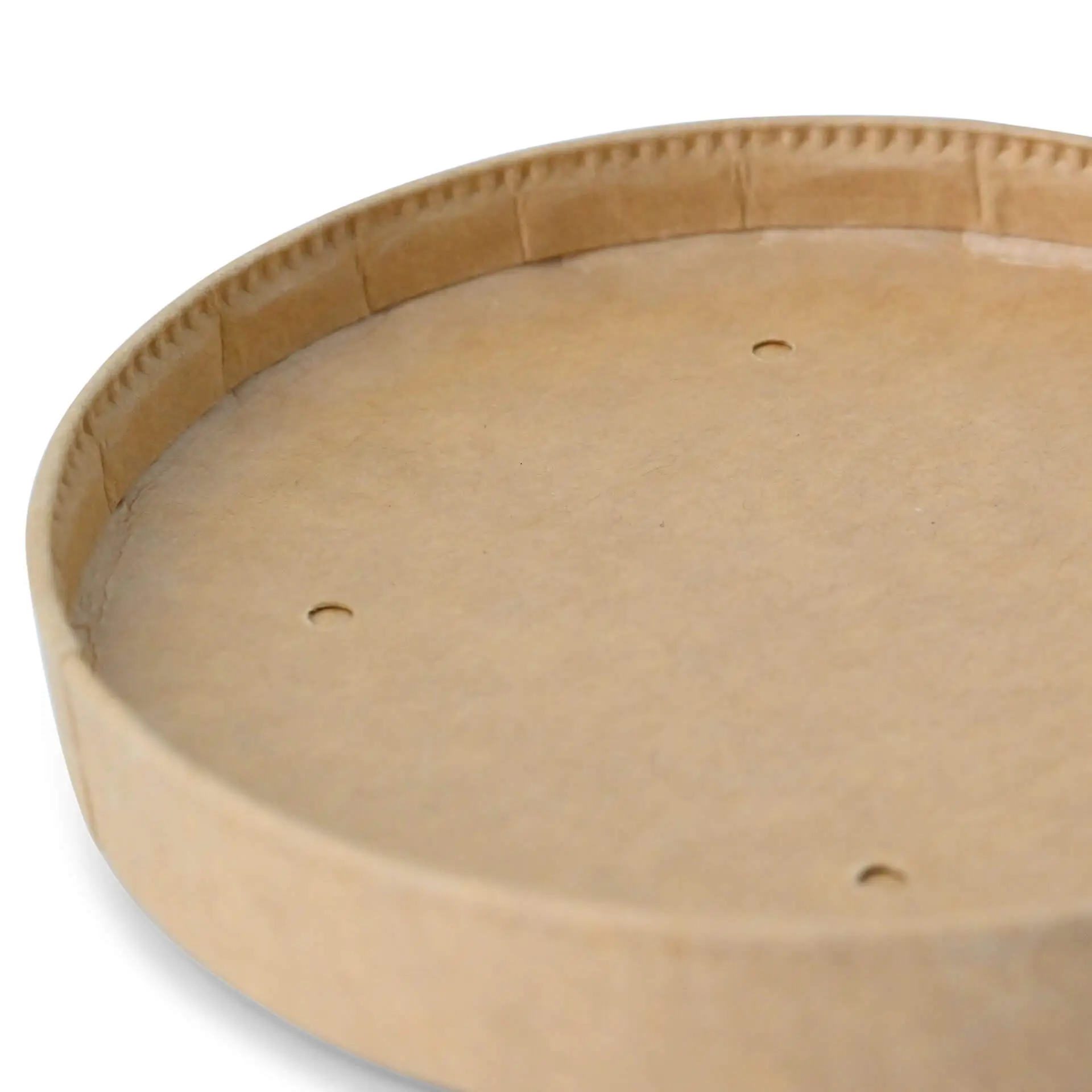 Cardboard lids (coated) Ø 92 mm, brown (for ice cream cups)