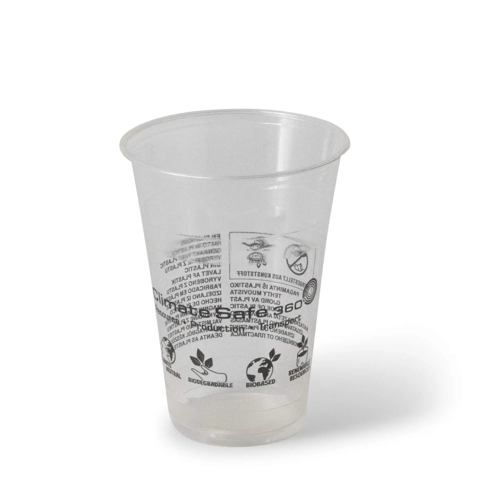 16 oz PLA smoothie cups, Ø 96 mm