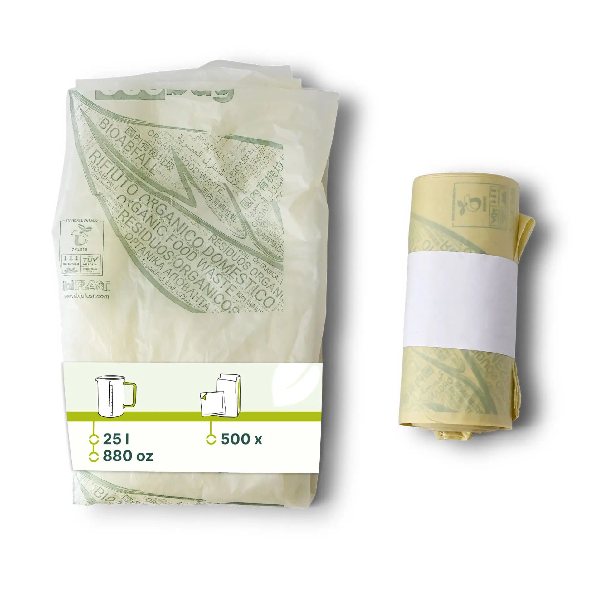 Bio Bin bags PLA, 50x60 cm, 25 l