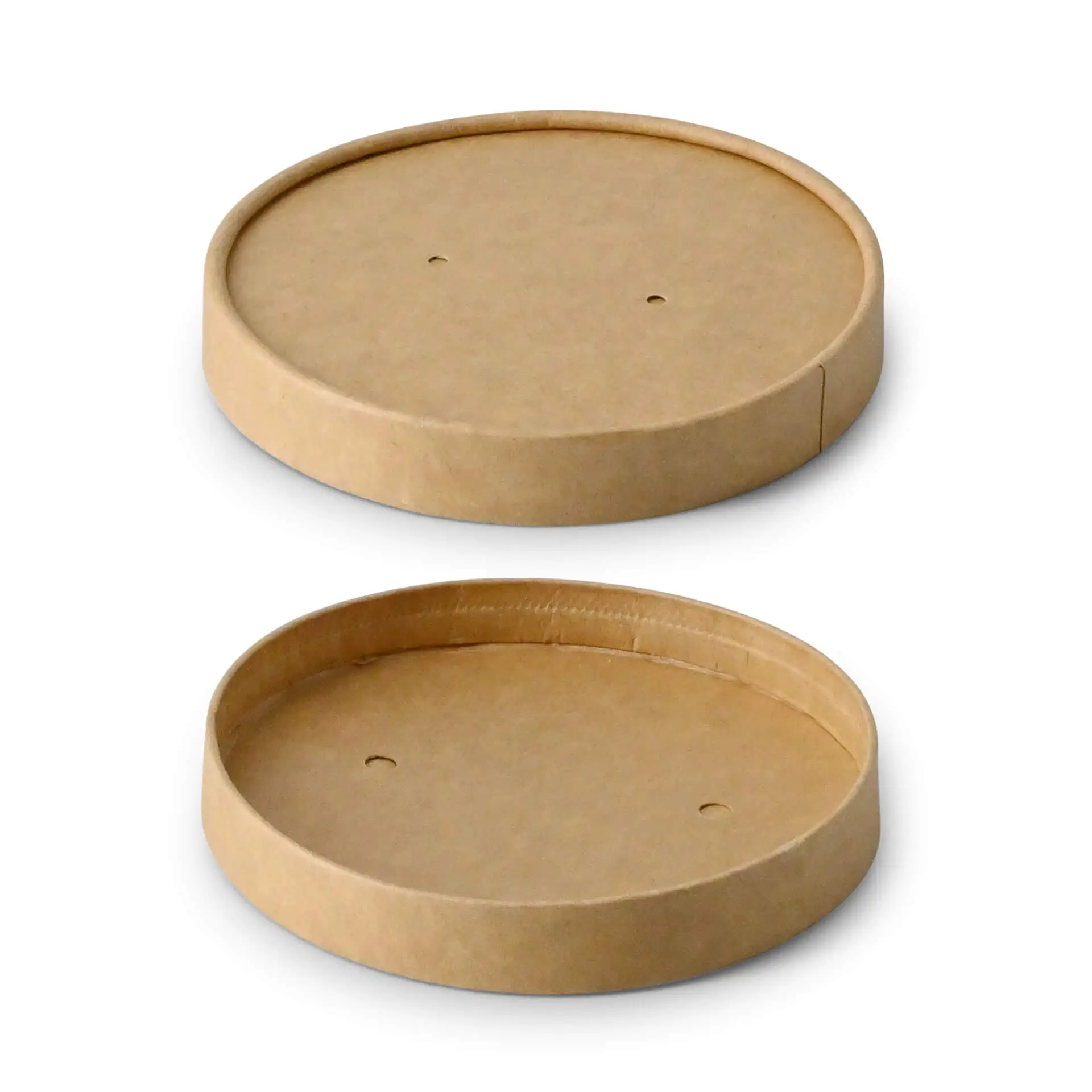 Cardboard-membrane lids Ø 95 mm, brown